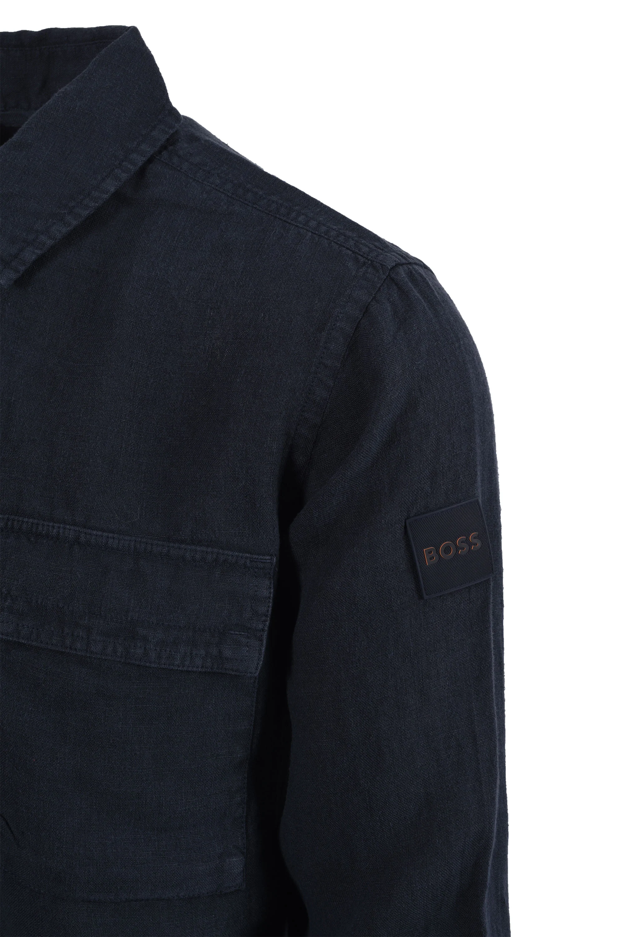 Boss Orange BOSS LOCKY SHIRT DARK BLUE - Image 3