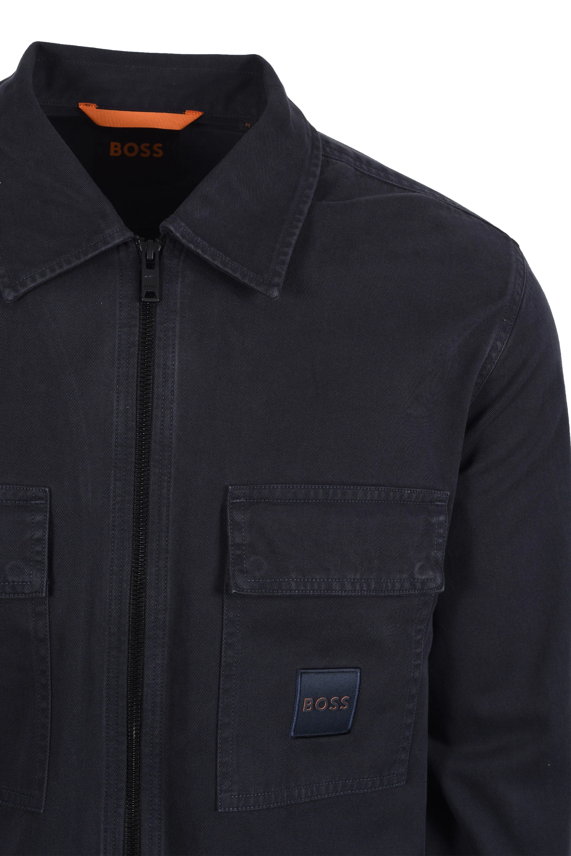 Boss Orange Lovel Zip Overshirt Dark Blue - Image 2