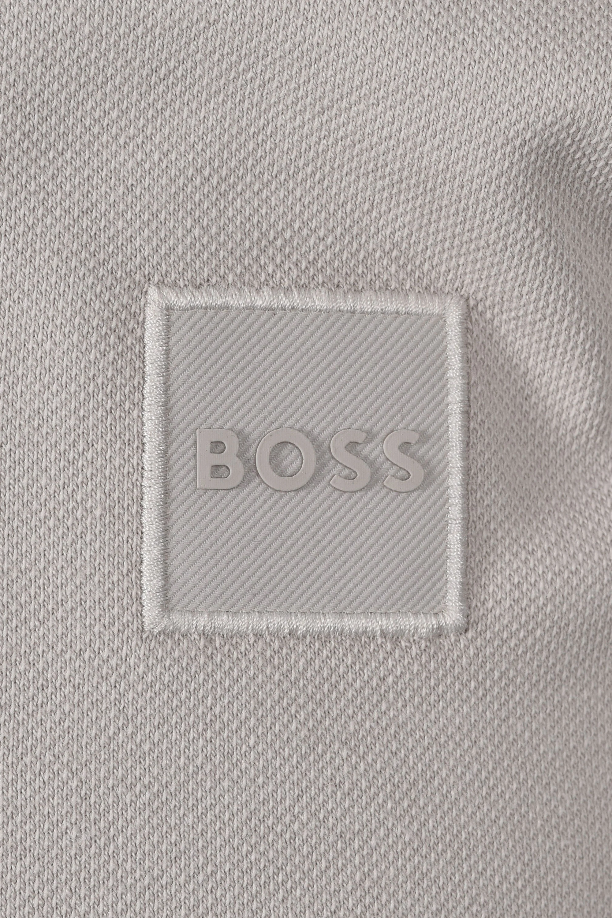 Boss Orange PASSENGER Polo Shirt Grey - Image 3