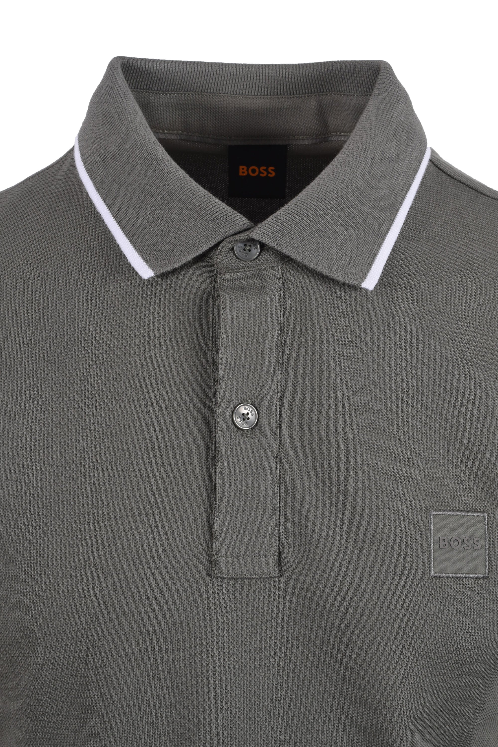 Boss Orange PASSERTIP POLO OPEN GREY - Image 2