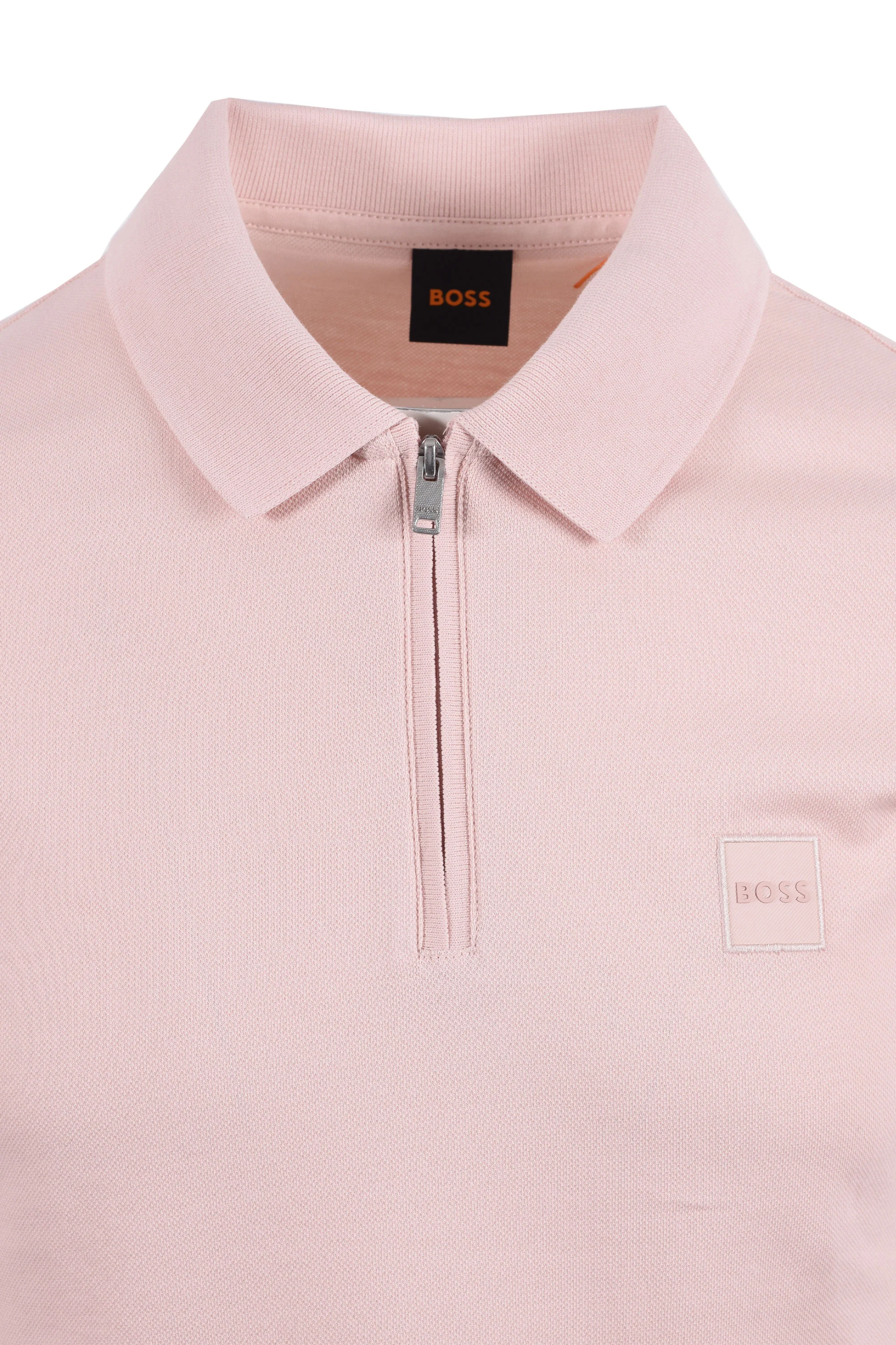 Boss Orange PASSERZIP POLO OPEN PINK - Image 2