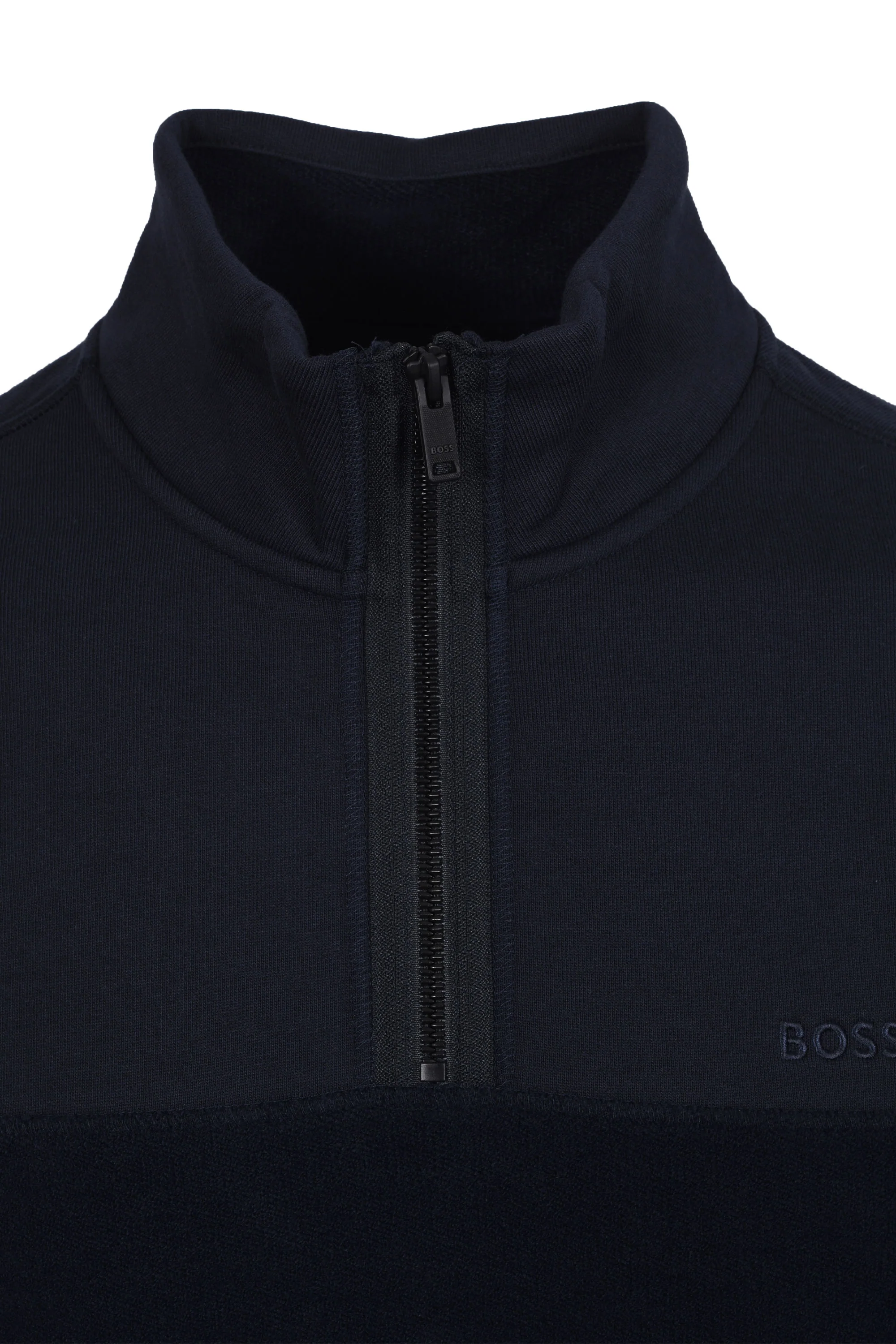 Boss Orange ZE_WINTERBRUSH HALF ZIP DARK BLUE - Image 2