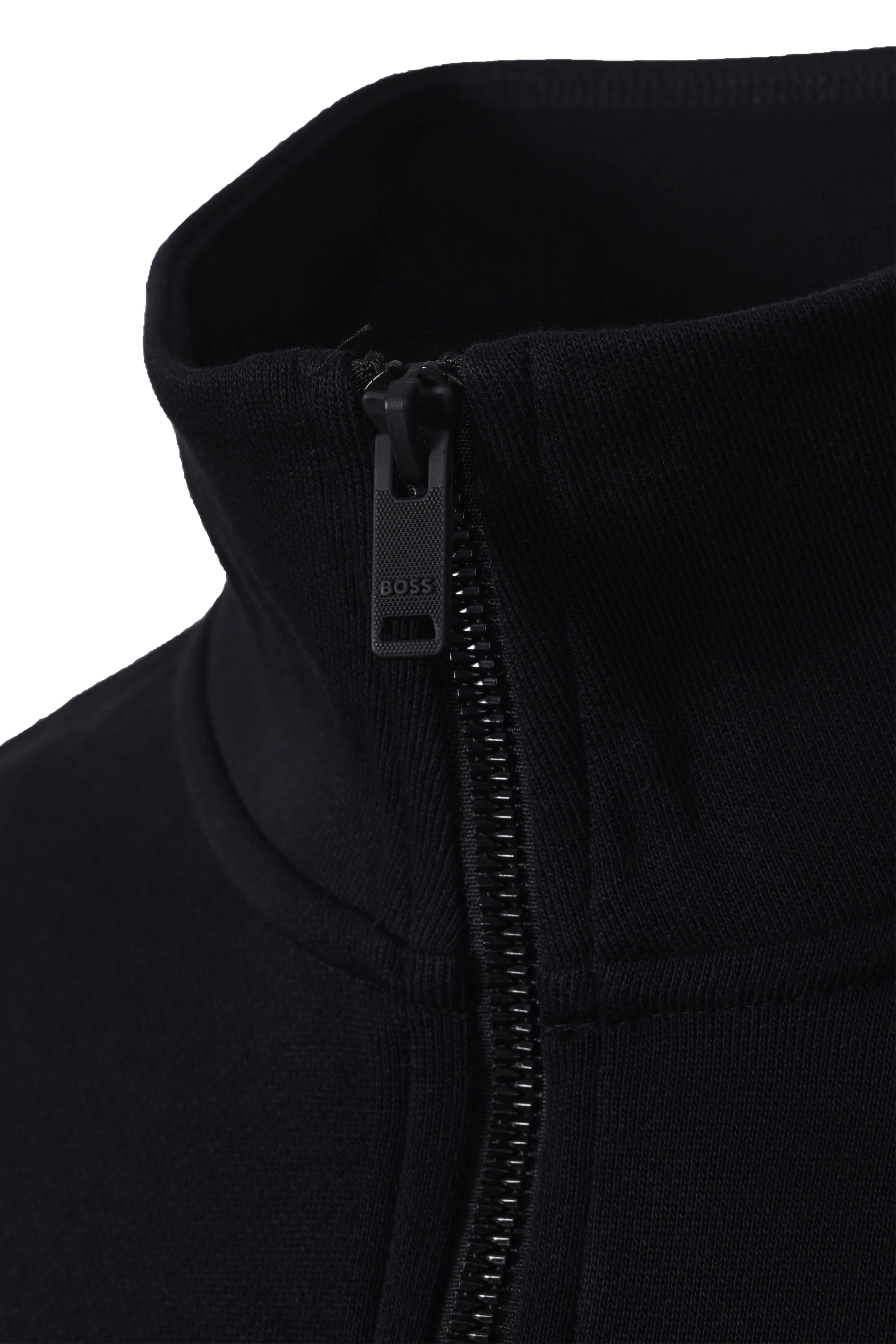 Boss Orange ZETRUST Half Zip SWEATSHIRT BLACK - Image 4