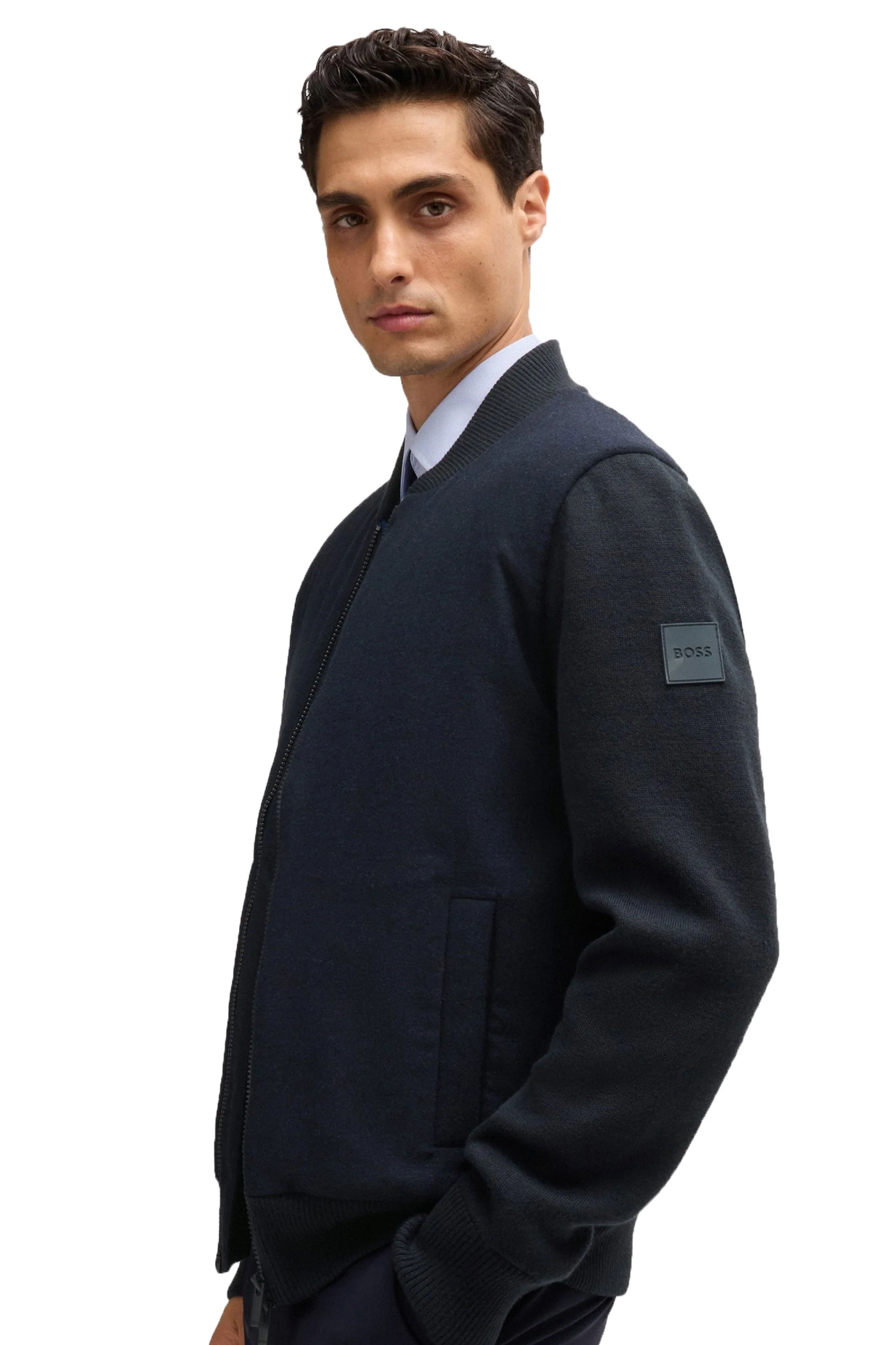 Boss P-Eflano Jacket Dark Blue - Image 4