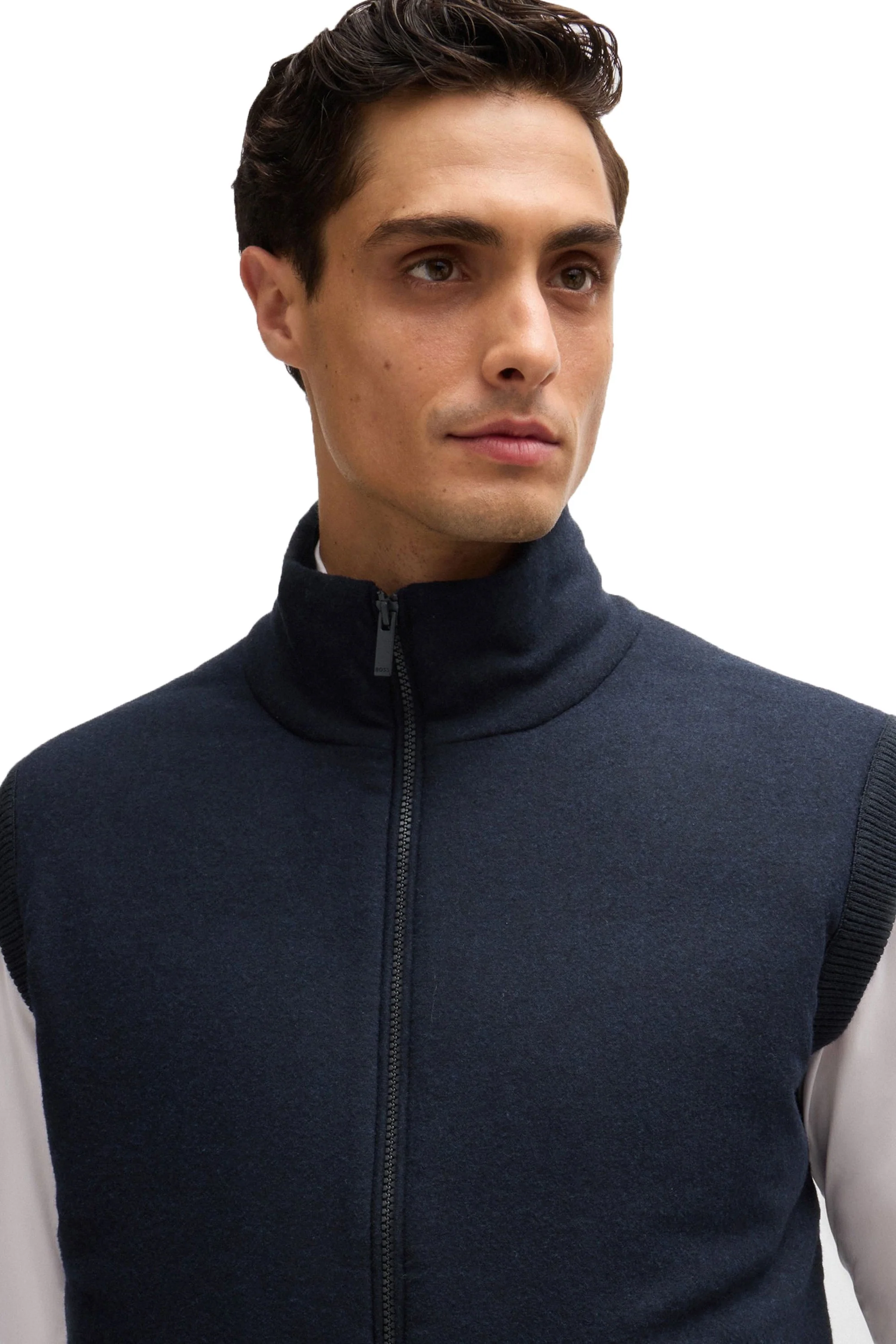 Boss P-eflanolo Gilet Dark Blue - Image 2