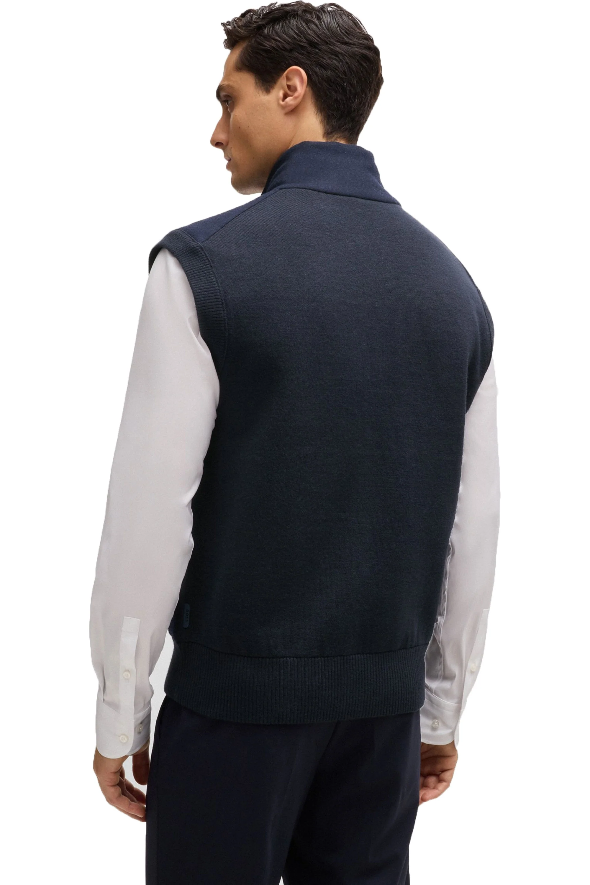 Boss P-eflanolo Gilet Dark Blue - Image 4