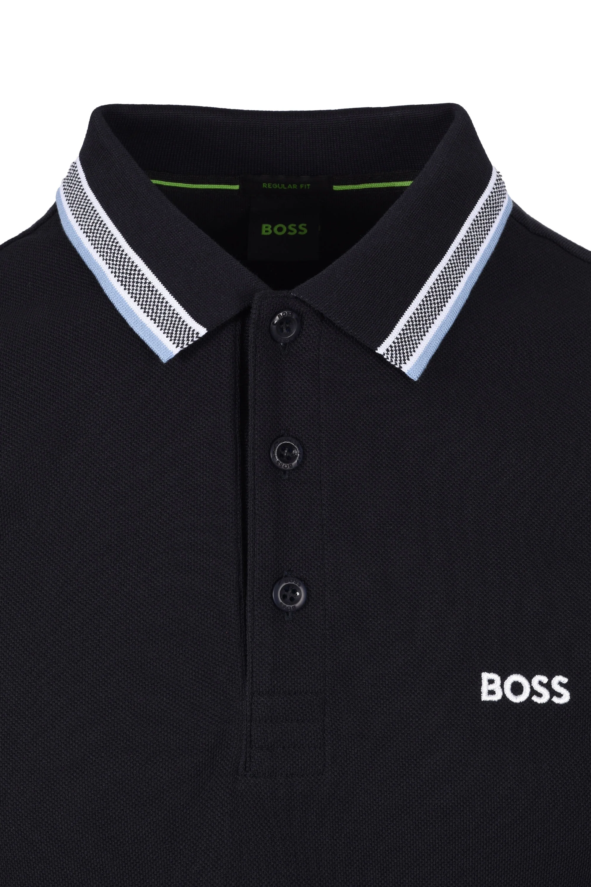 Boss Paddy Polo Shirt Navy - Image 3