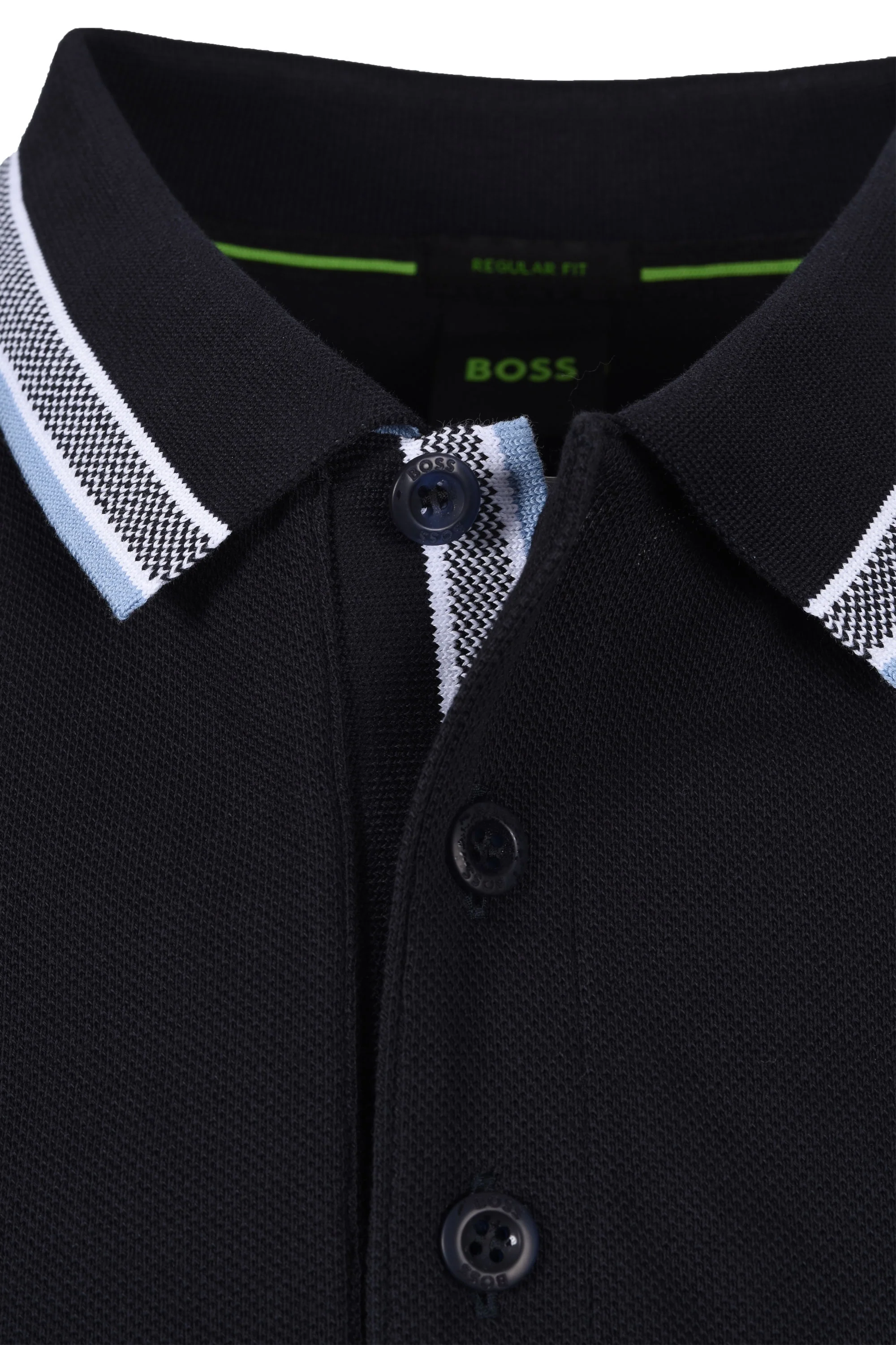 Boss Paddy Polo Shirt Navy - Image 4