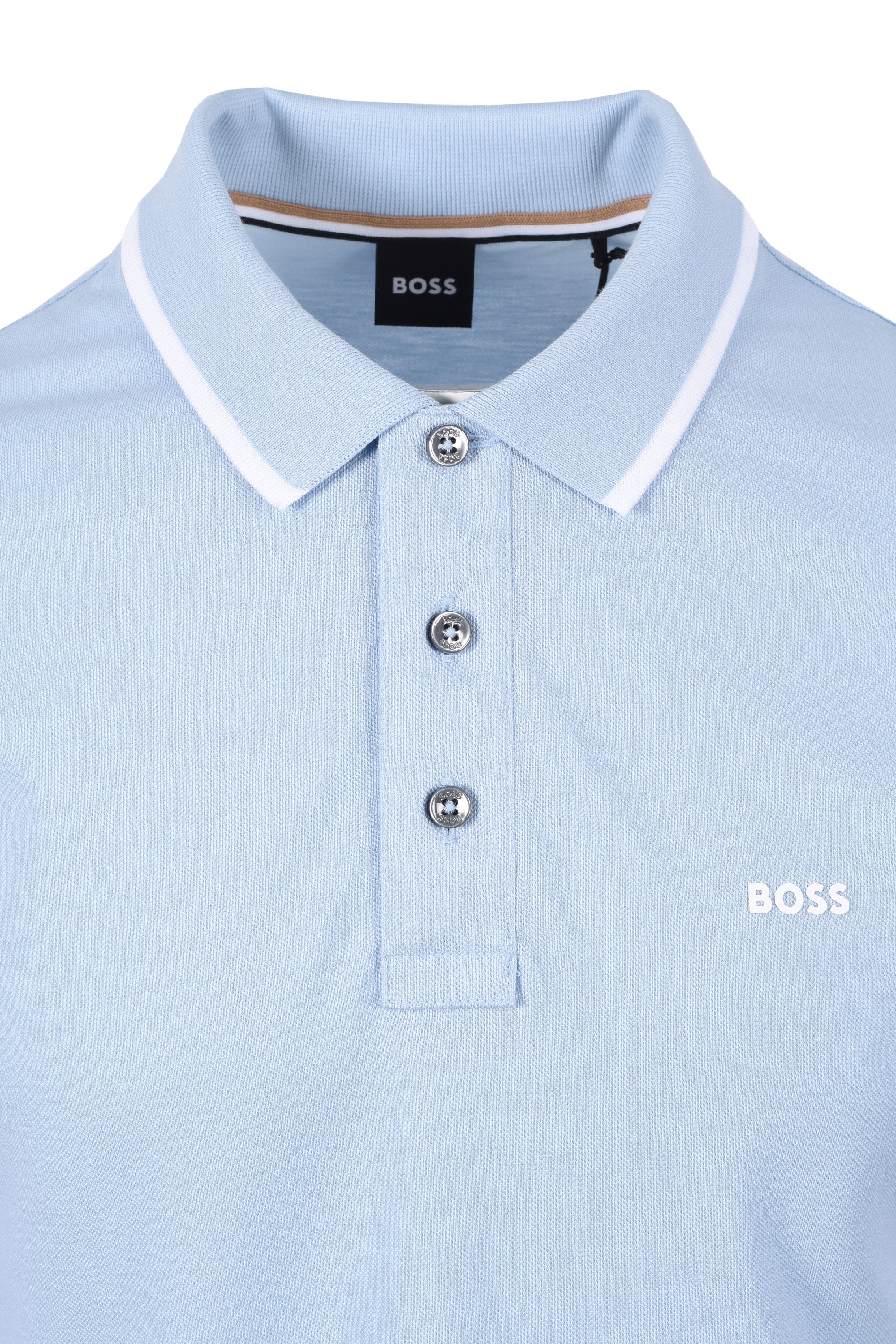Boss Parlay 190 Polo Shirt Light Pastel Blue - Image 2