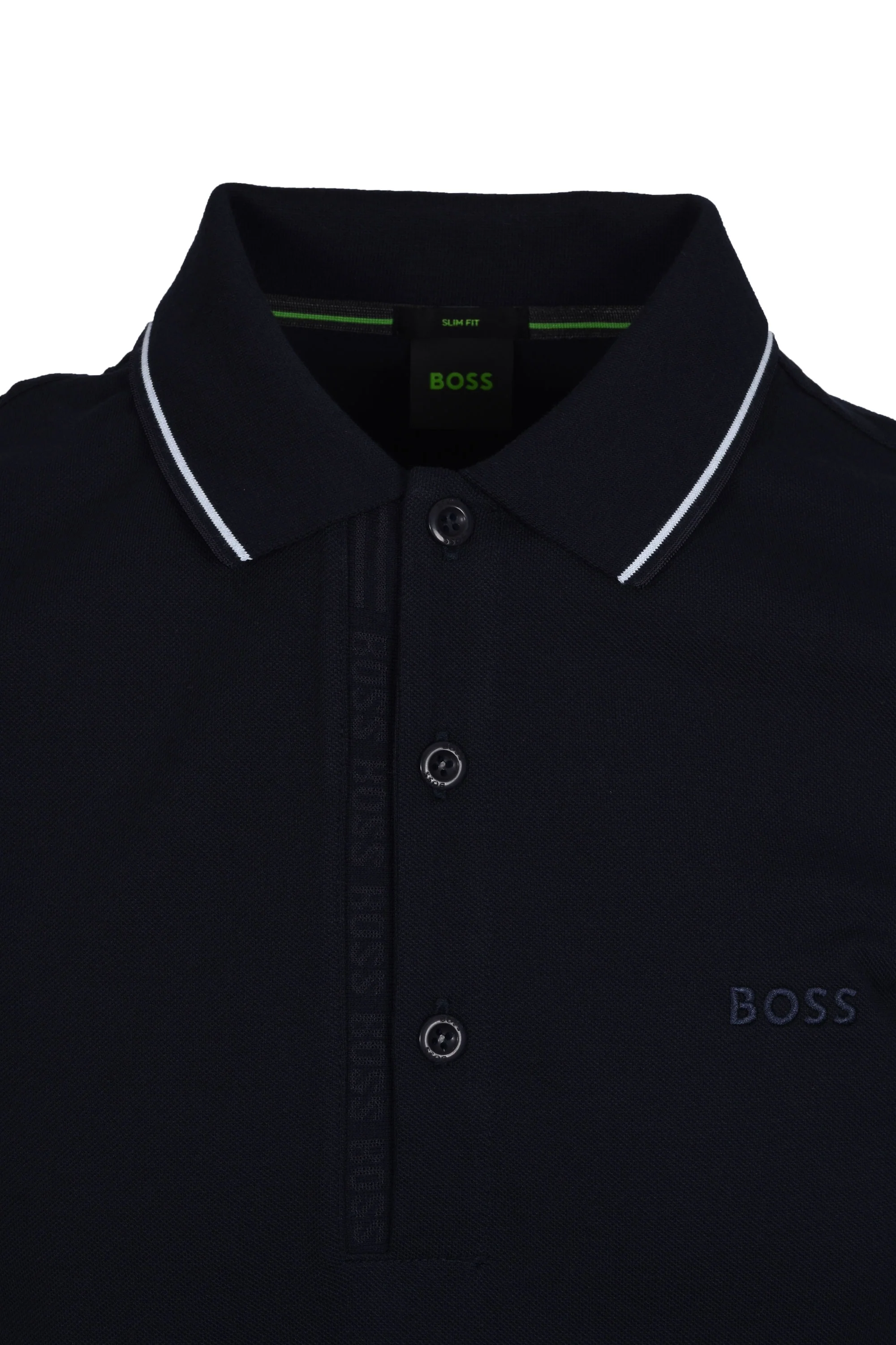 Boss Paule 4 Polo Shirt Blue - Image 3