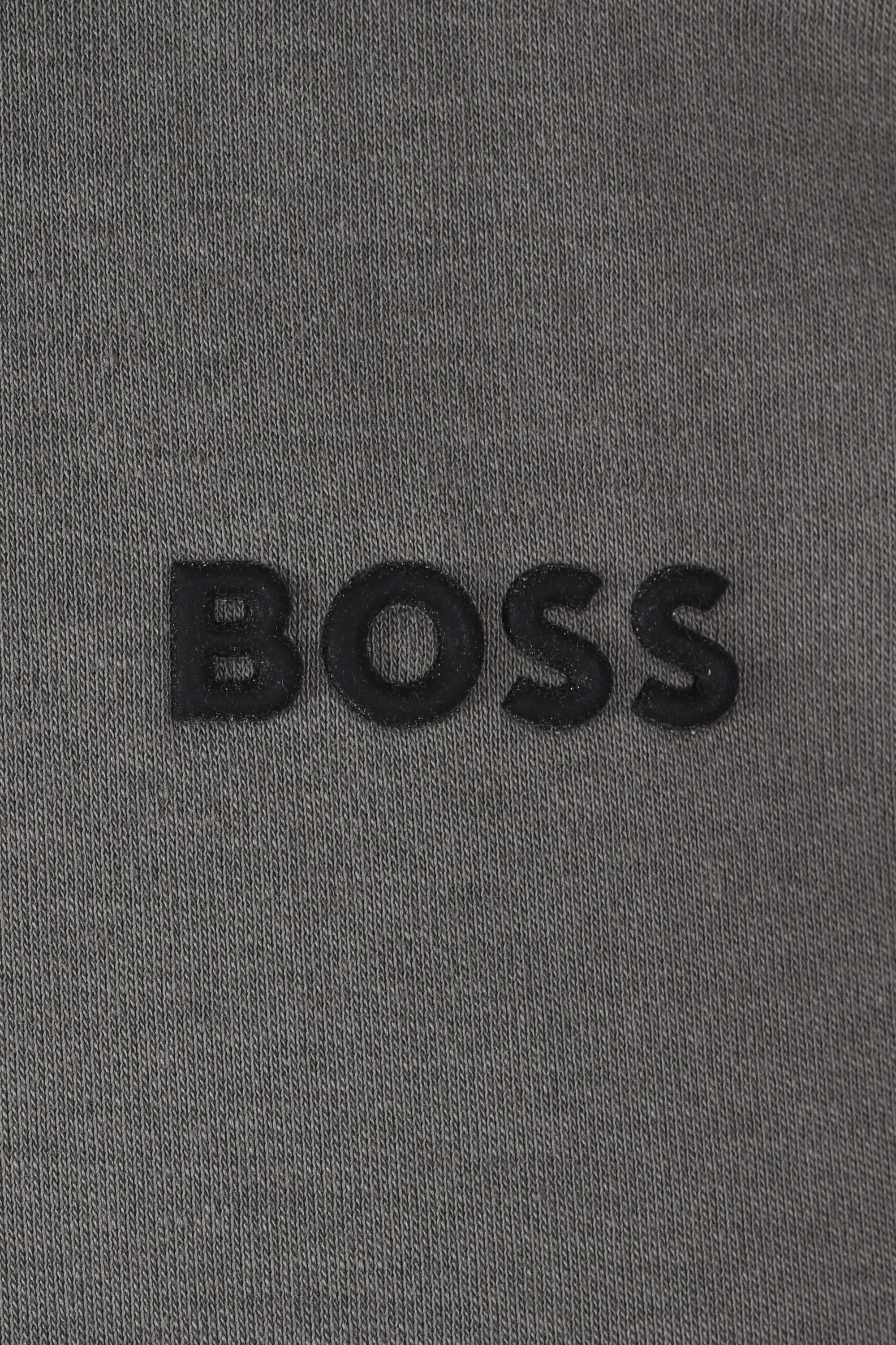 Boss Paule Polo Shirt Light Pastel Grey - Image 3
