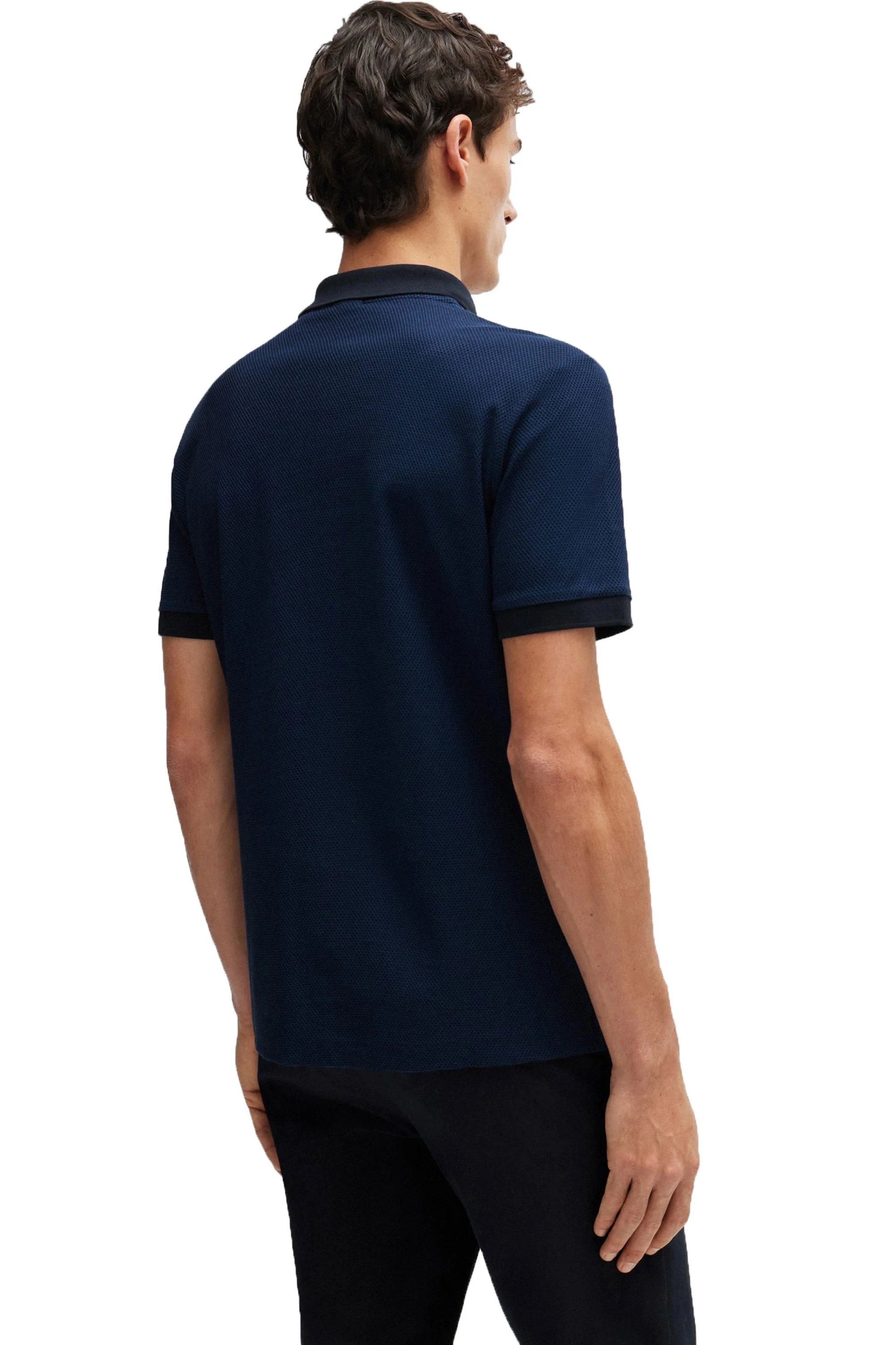 Boss Phillipson 37 Polo Shirt Dark Blue - Image 3