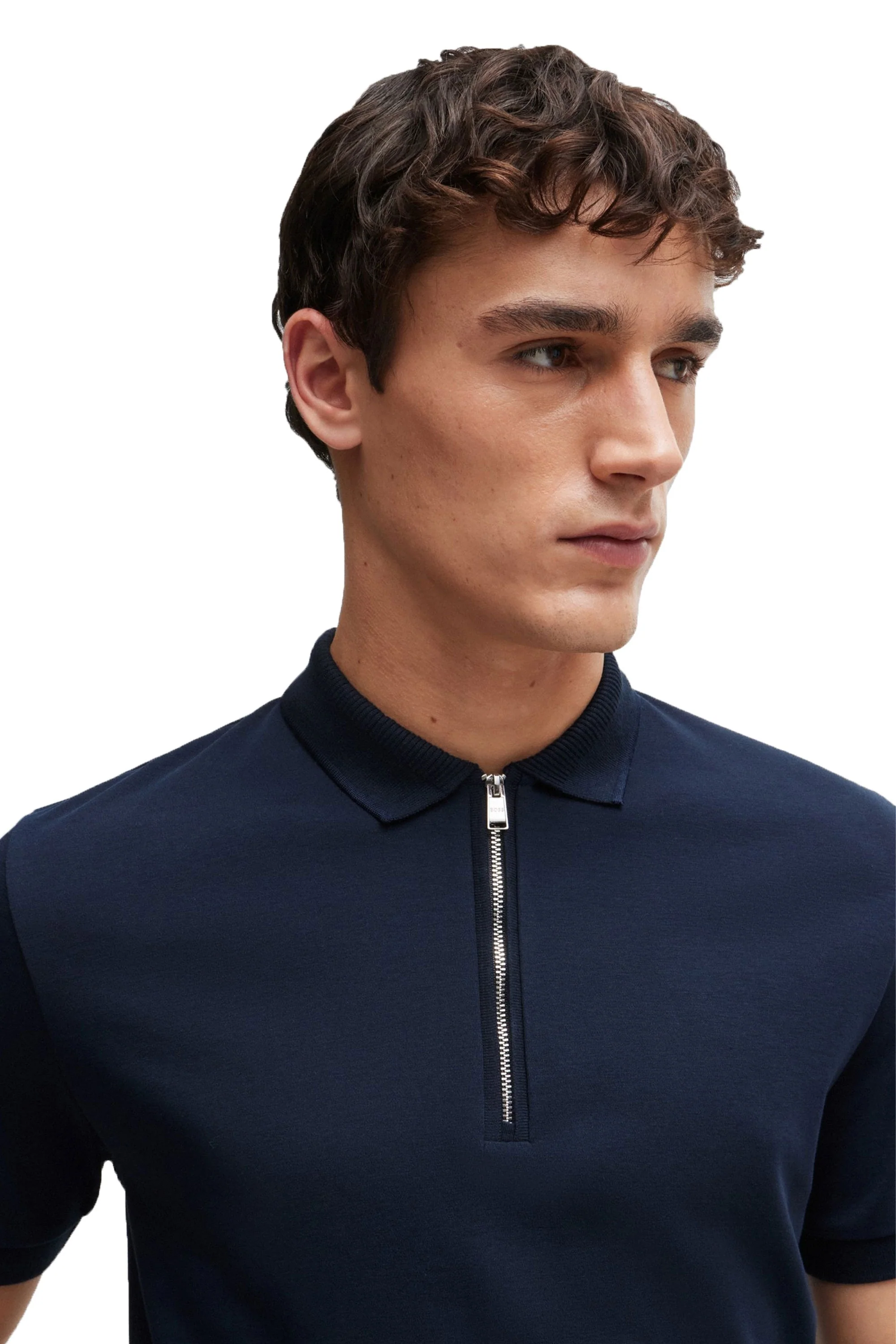 Boss Polston 11 Polo Shirt Dark Blue - Image 2