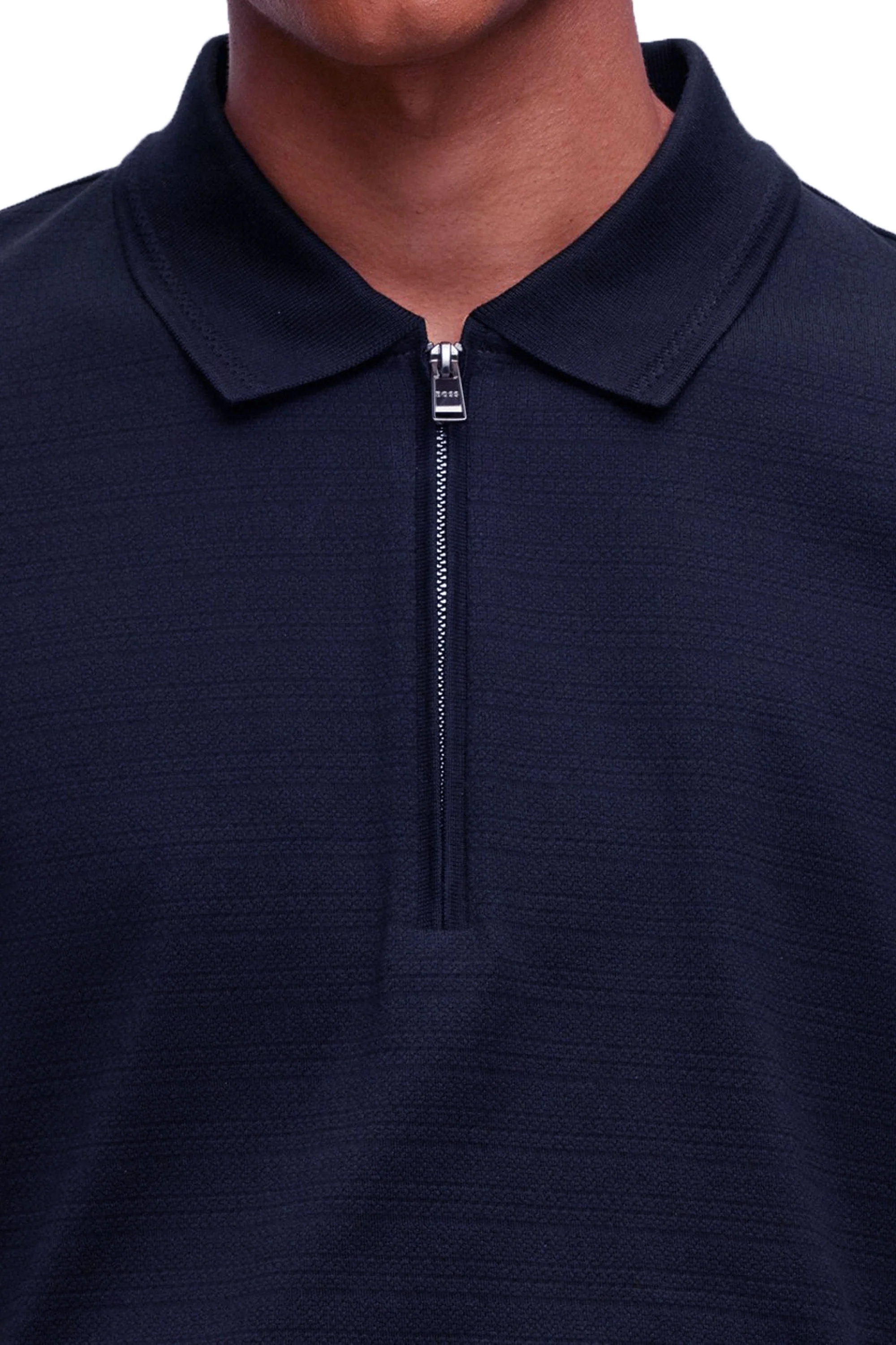 Boss Polston 34 Polo Shirt Dark Blue - Image 2