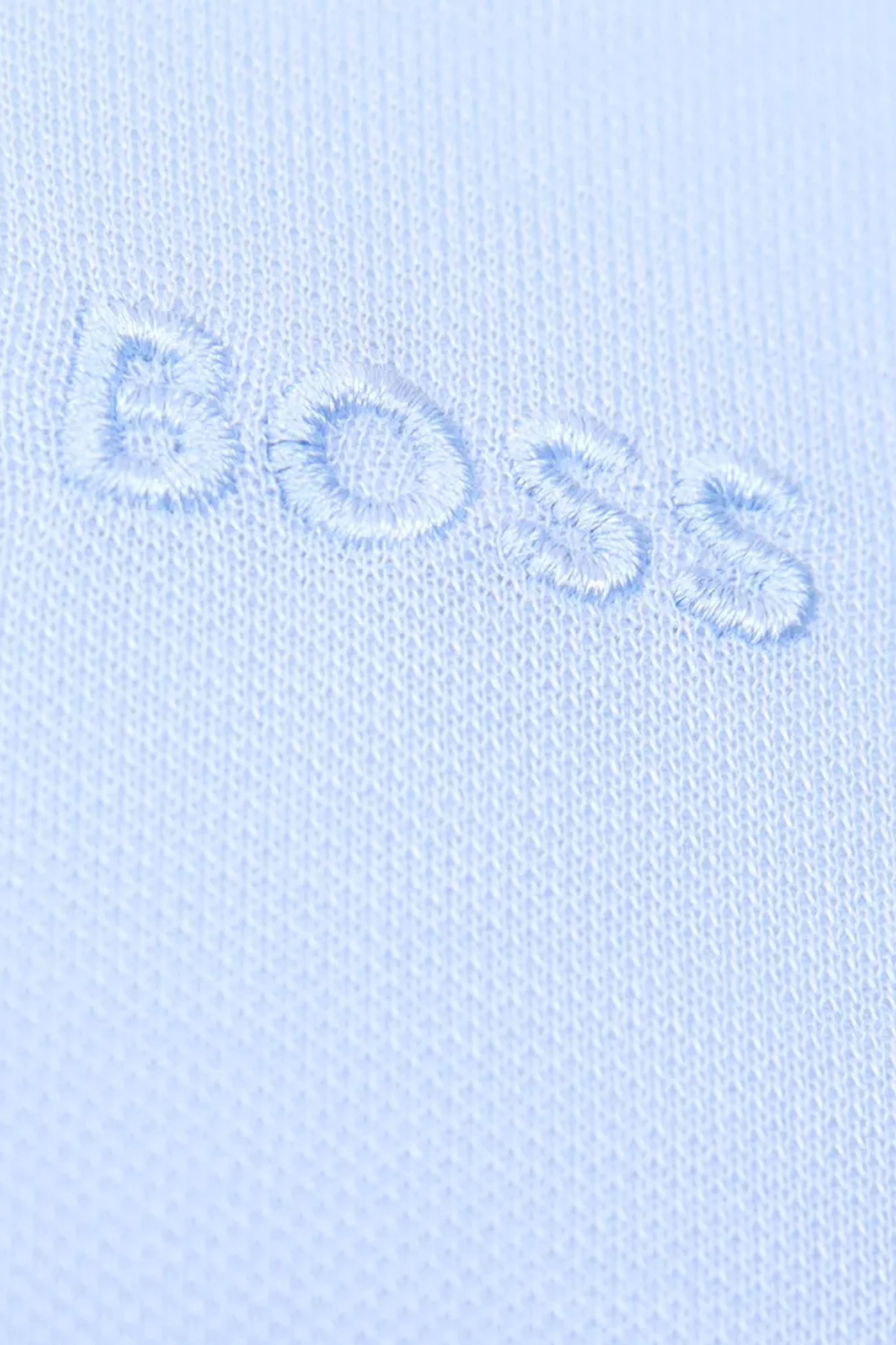 Boss Press 55 Polo Shirt Light Pastel Blue - Image 3