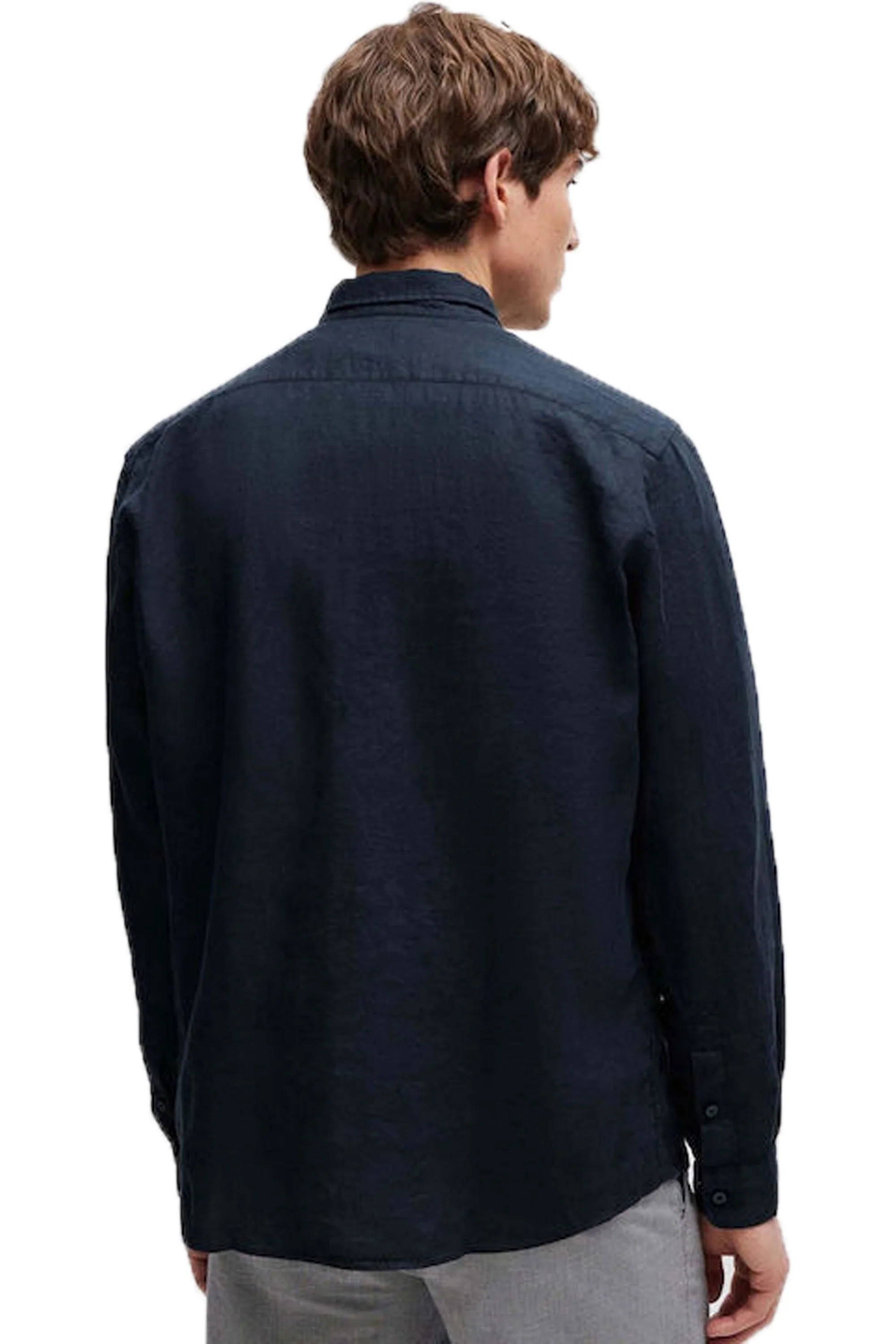 Boss S-liam-s-bd-c1-242 Long Sleeved Shirt Dark Blue - Image 3