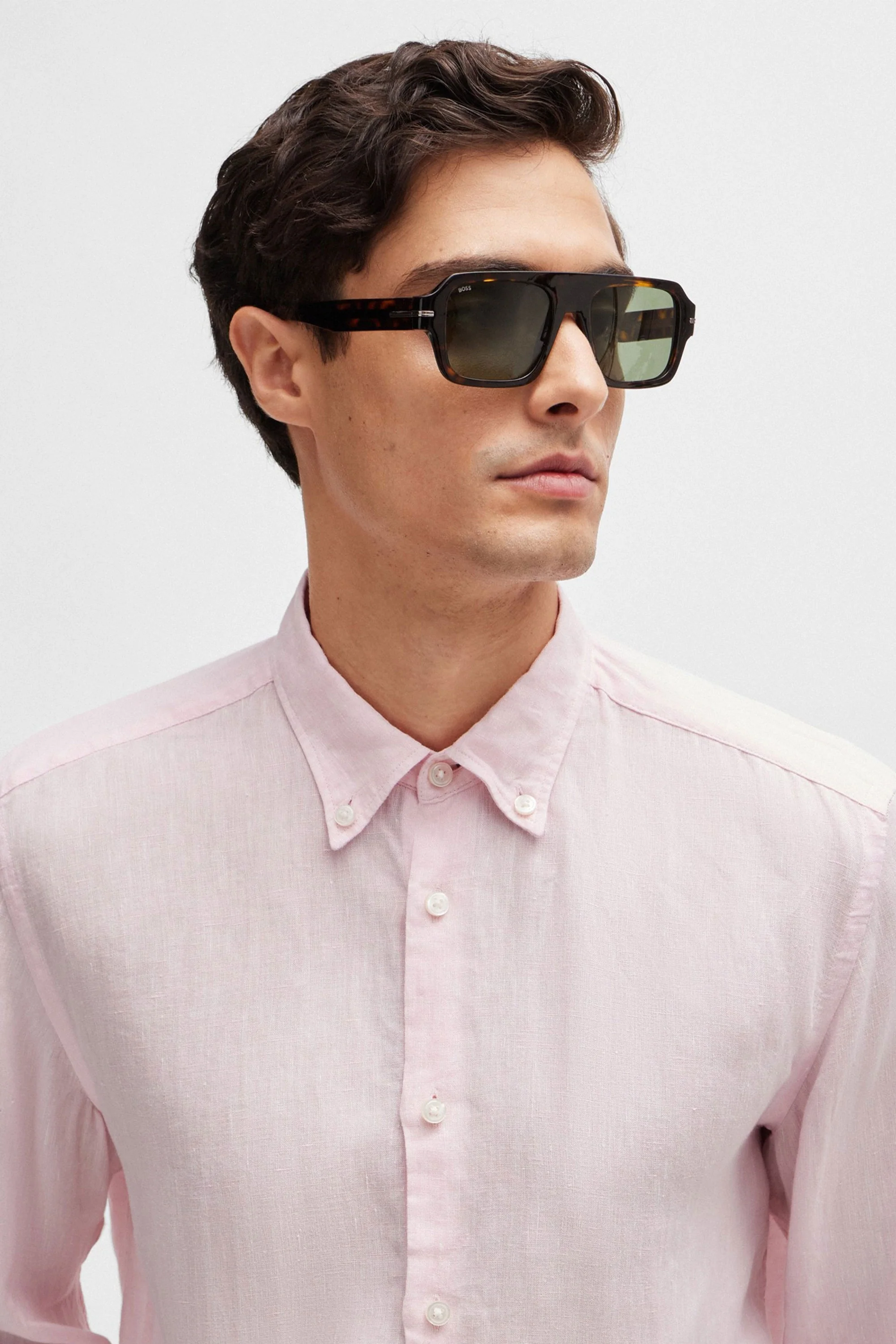 Boss S-liam-s-bd-c1-242 Long Sleeved Shirt Light Pastel Pink - Image 2
