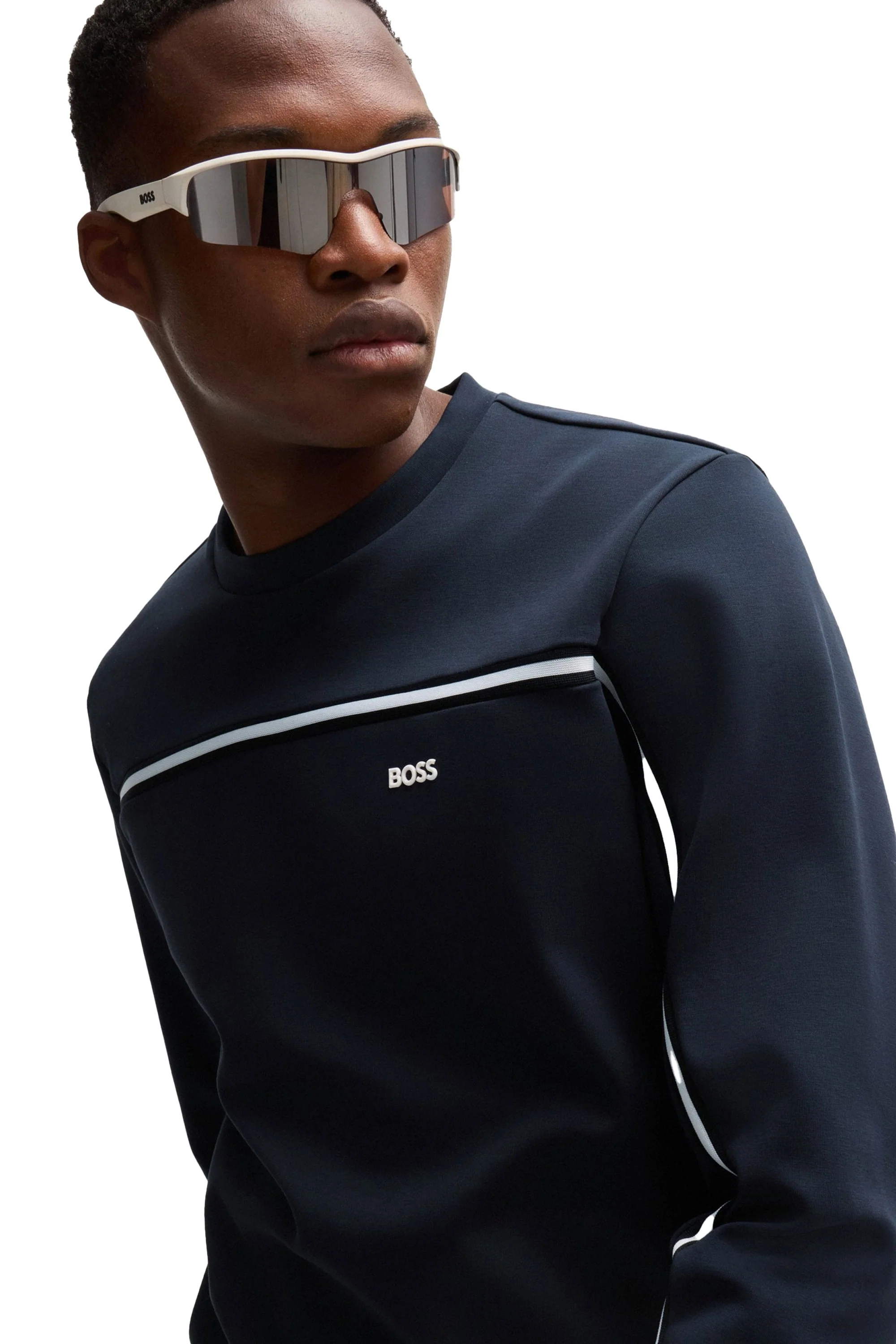 Boss Salbo 1 Sweatshirt Dark Blue - Image 2