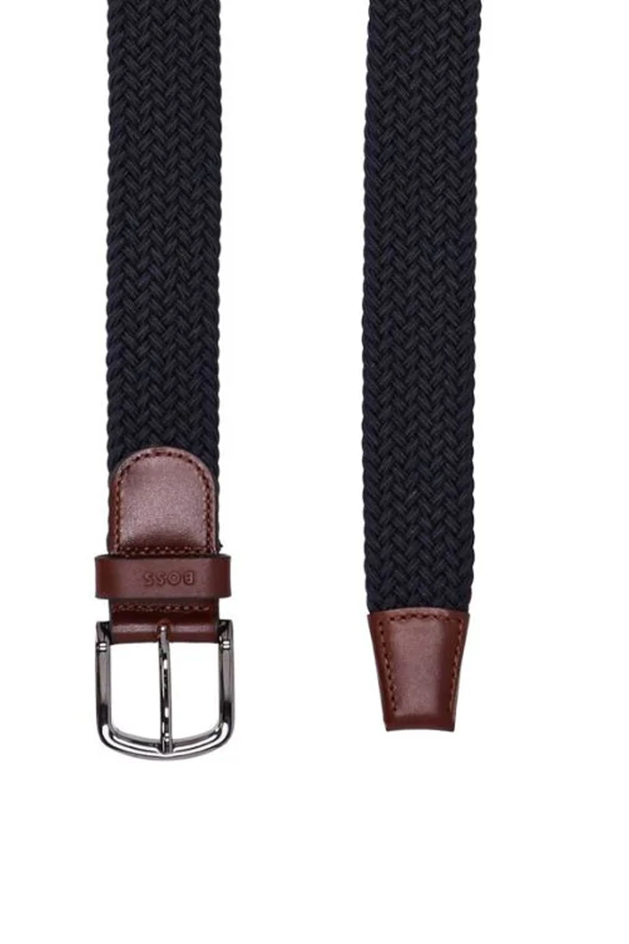 Boss Black Sash Belt Dark Blue - Image 2
