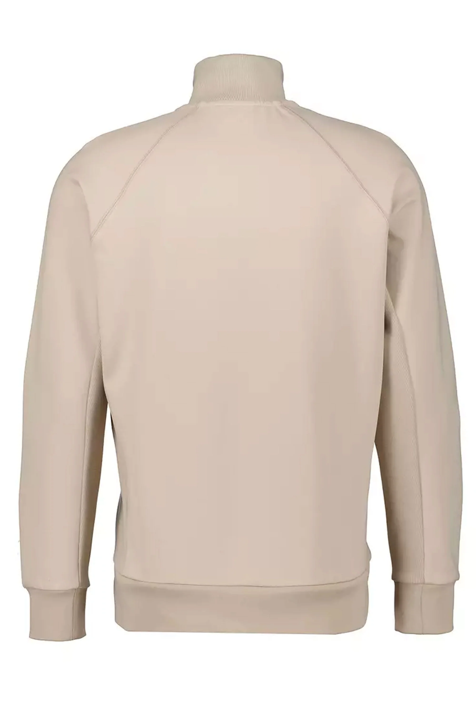 Boss Skaz Rib Full Zip Knitwear Open Beige - Image 3