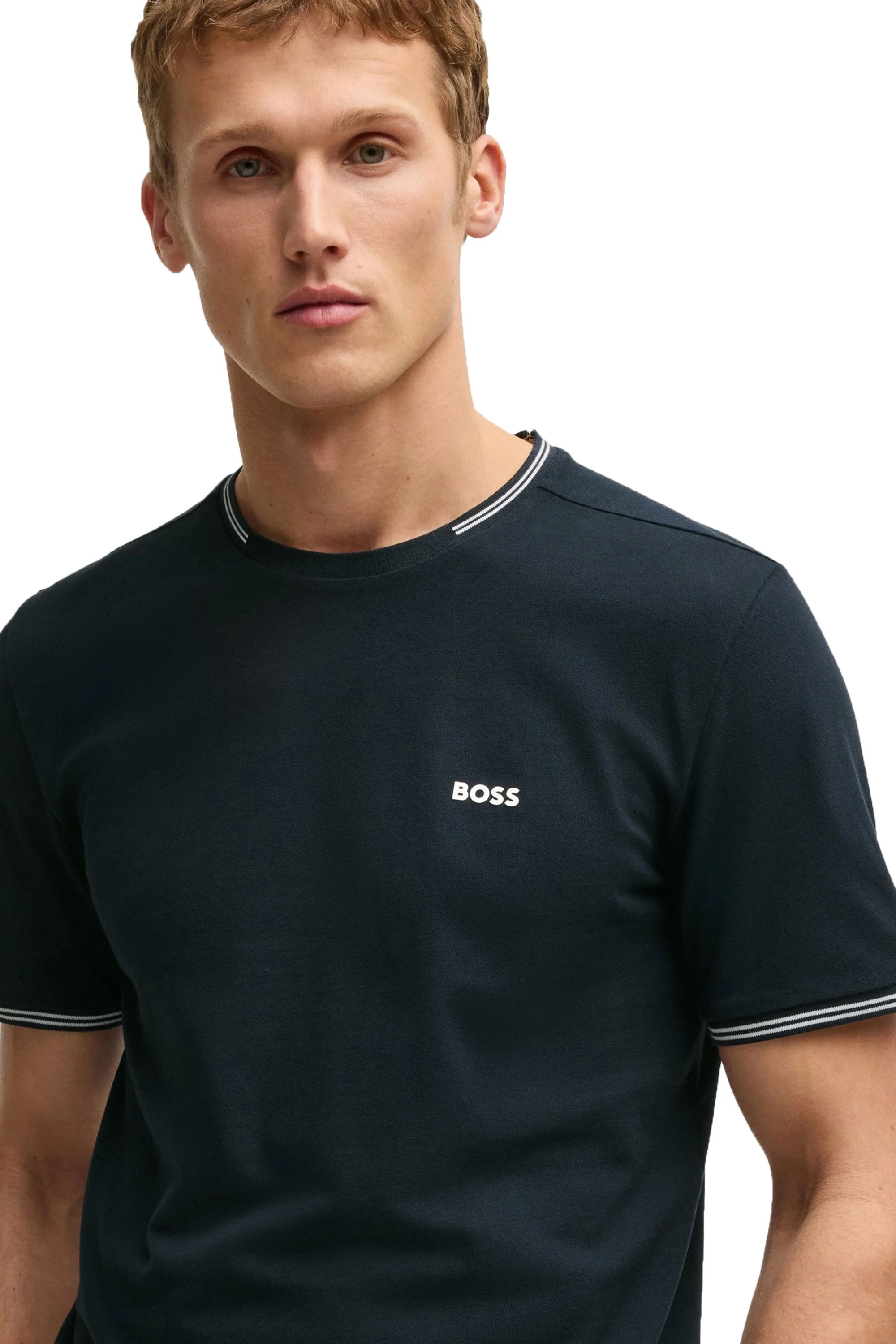 Boss Taul T-Shirt Navy/white - Image 2