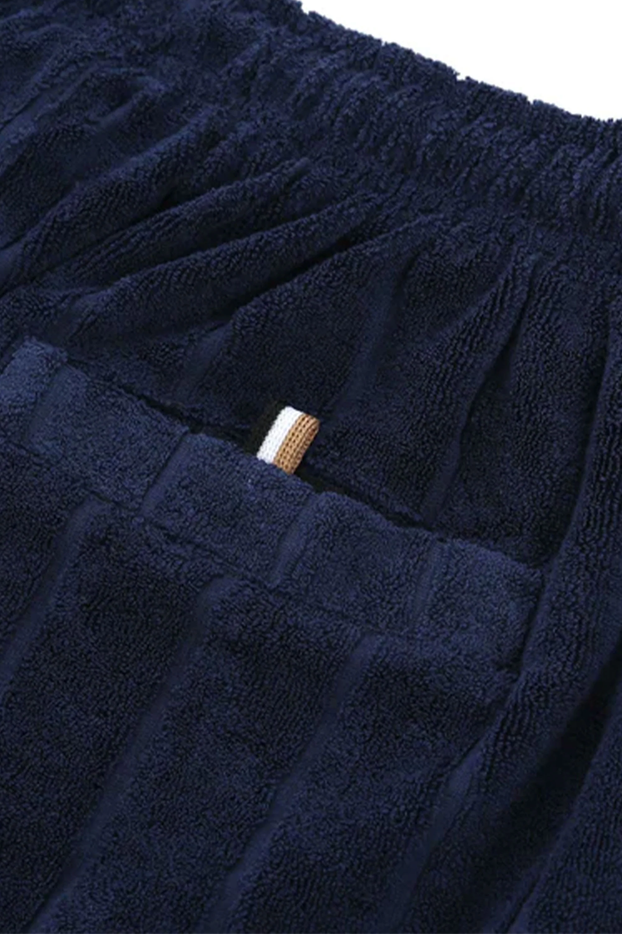 Boss Terry Shorts Navy - Image 4