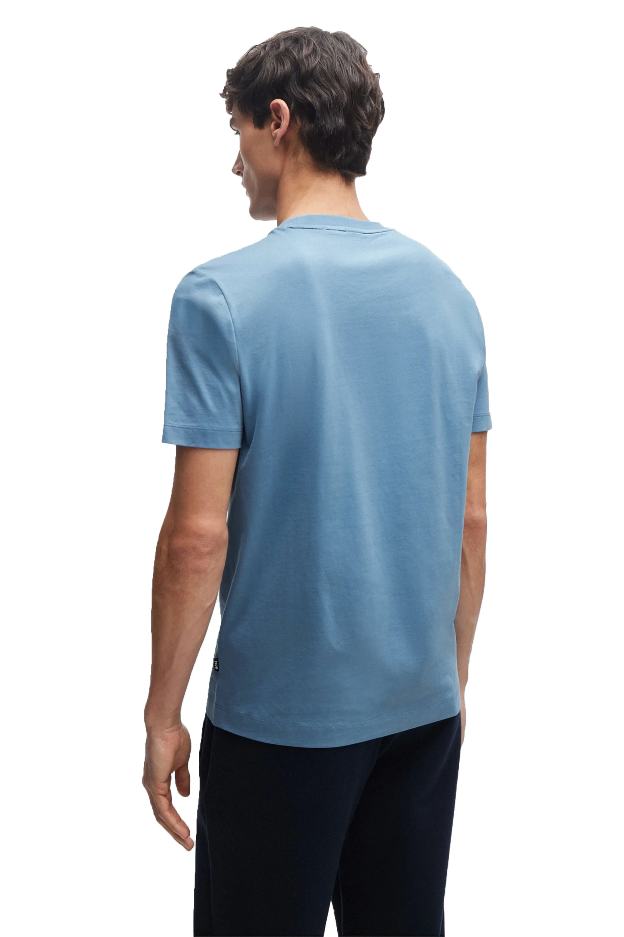 Boss Thompson 01 T Shirt Light Pastel Blue - Image 3