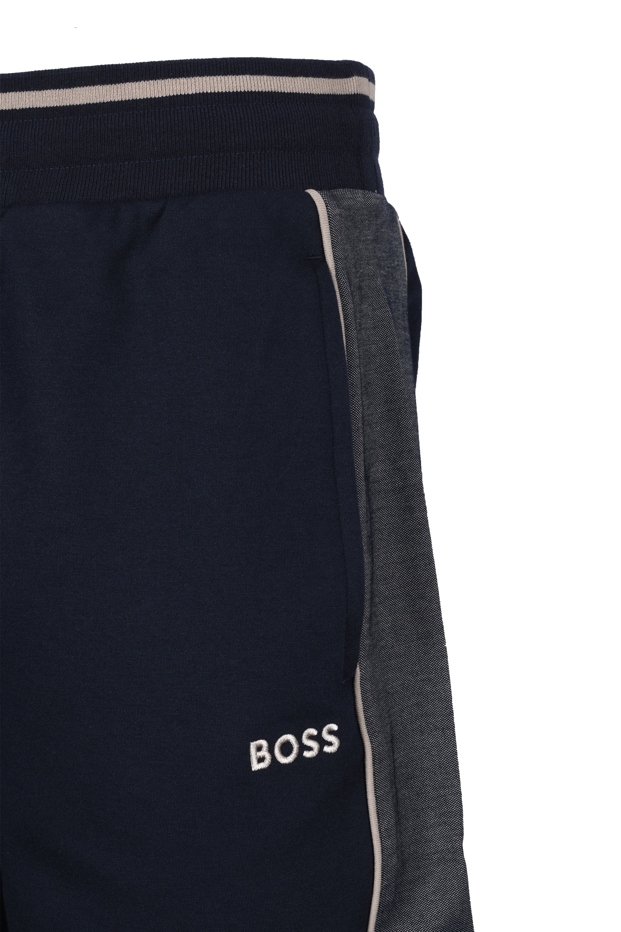 Boss Tracksuit Shorts Dark Blue - Image 2