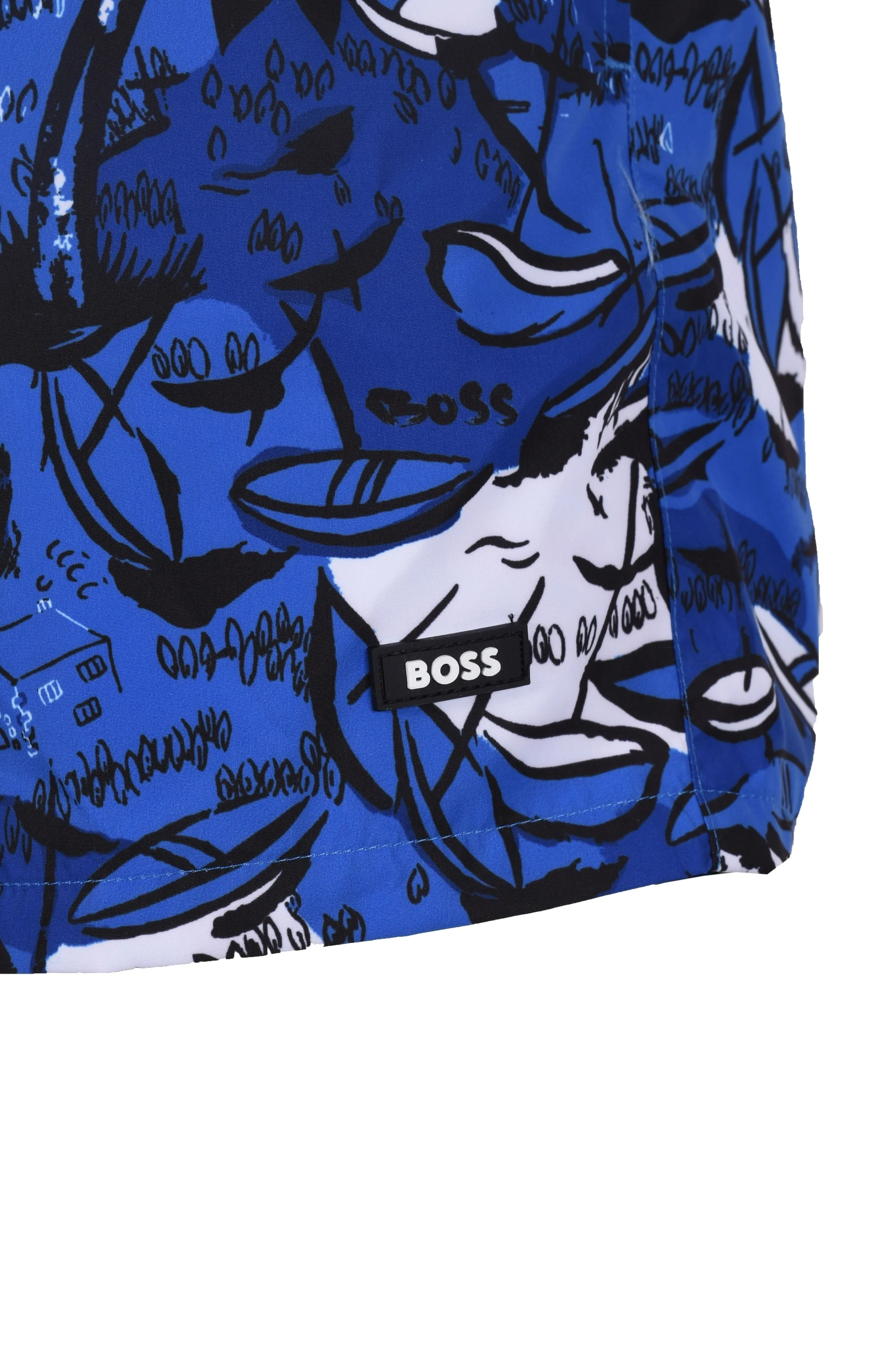 Boss Willow Swim Shorts Medium Blue - Image 3