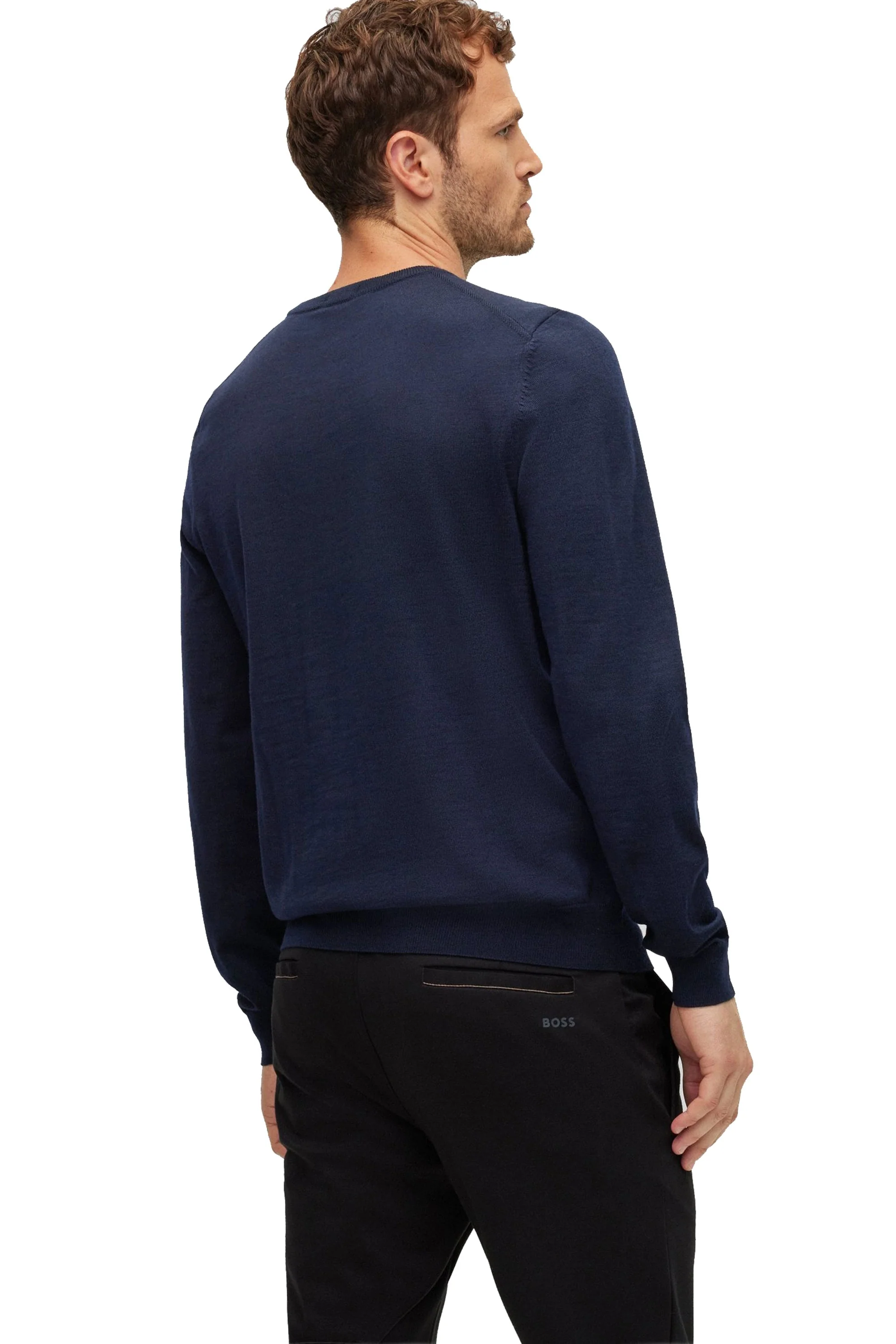 Botto-l Crew Neck Knitwear Dark Blue - Image 3