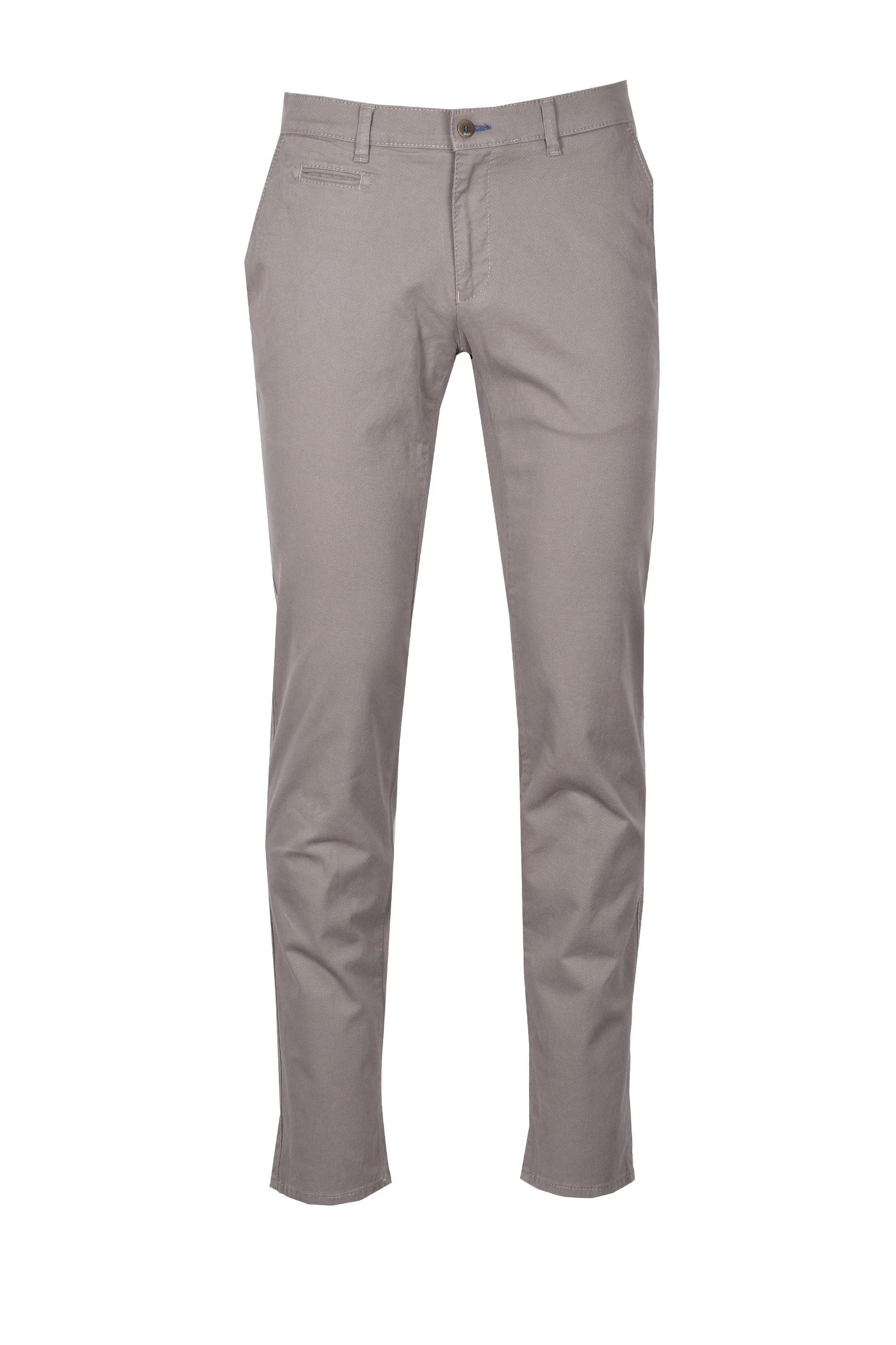 Brax Fabio Cotton Trouser Mushroom - Image 2