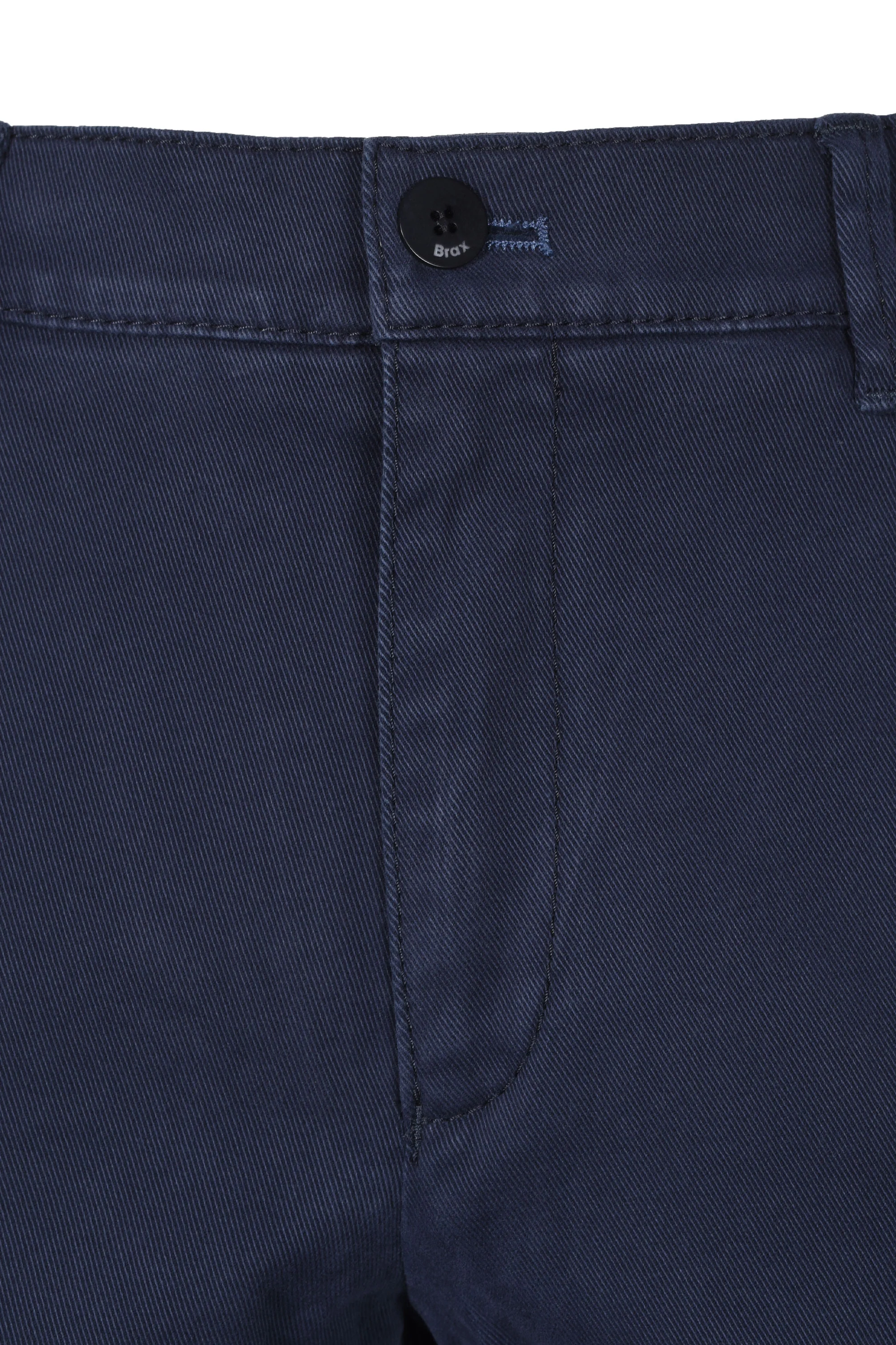 Brax Fabio Cotton Trouser Navy - Image 3