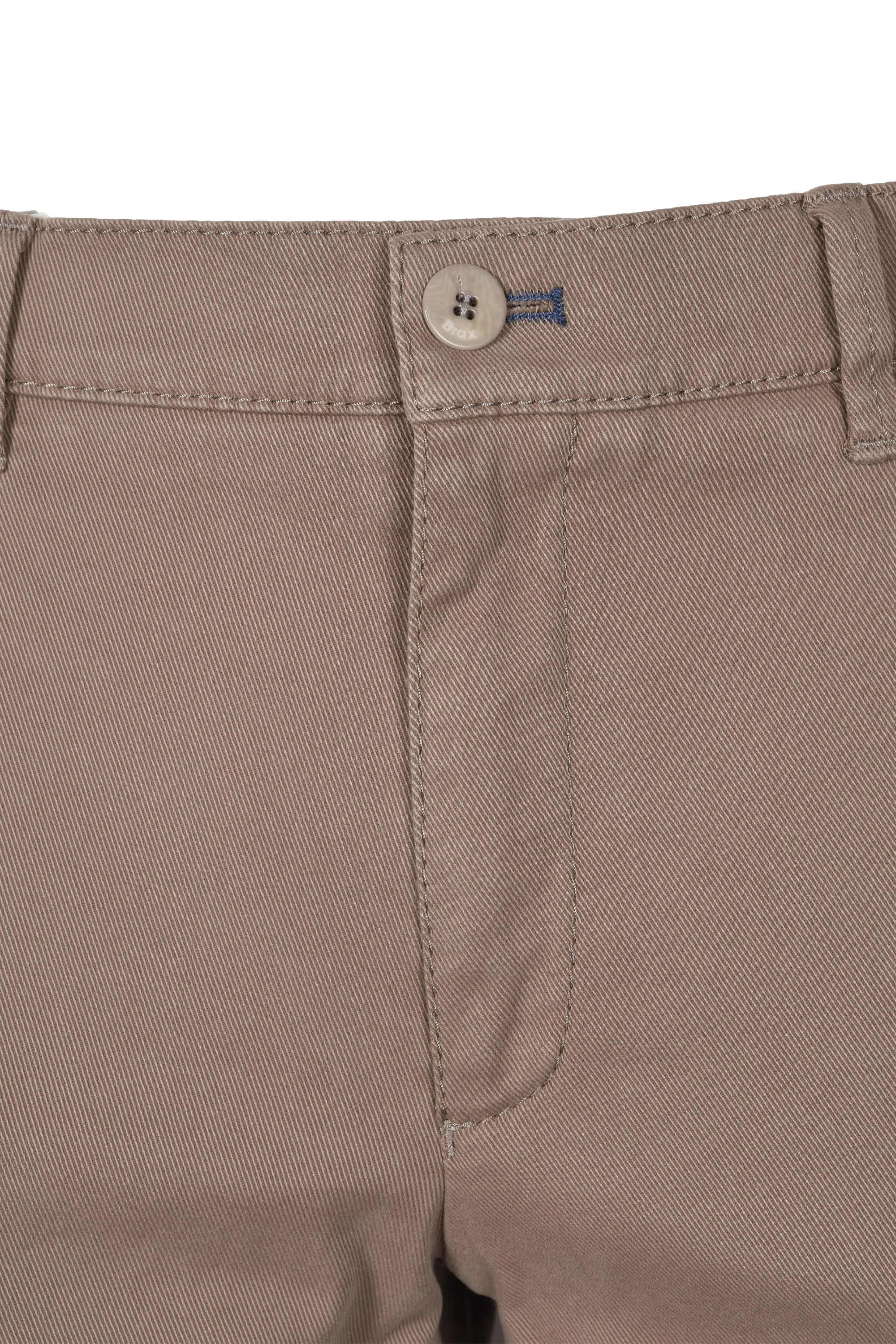 Brax Fabio Cotton Trousers Stone - Image 3
