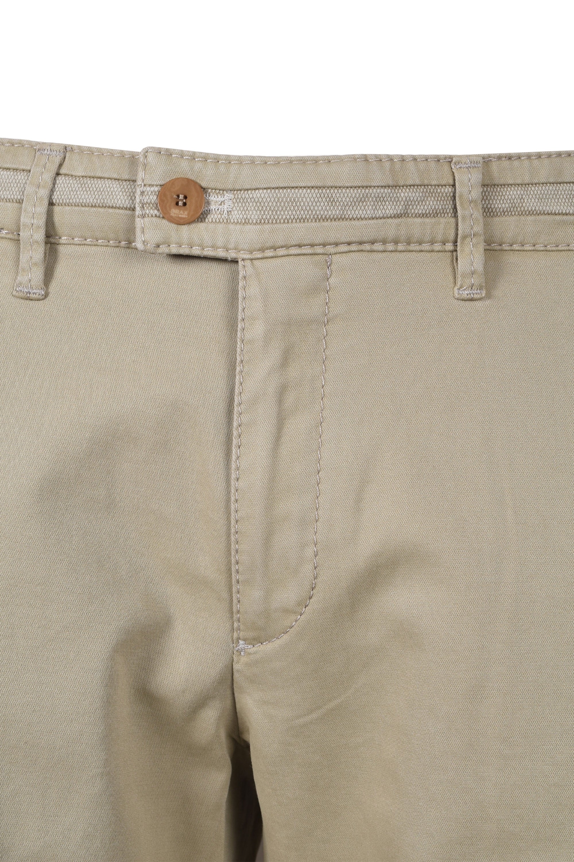 Brax Felix C Cotton Chino Khaki - Image 3