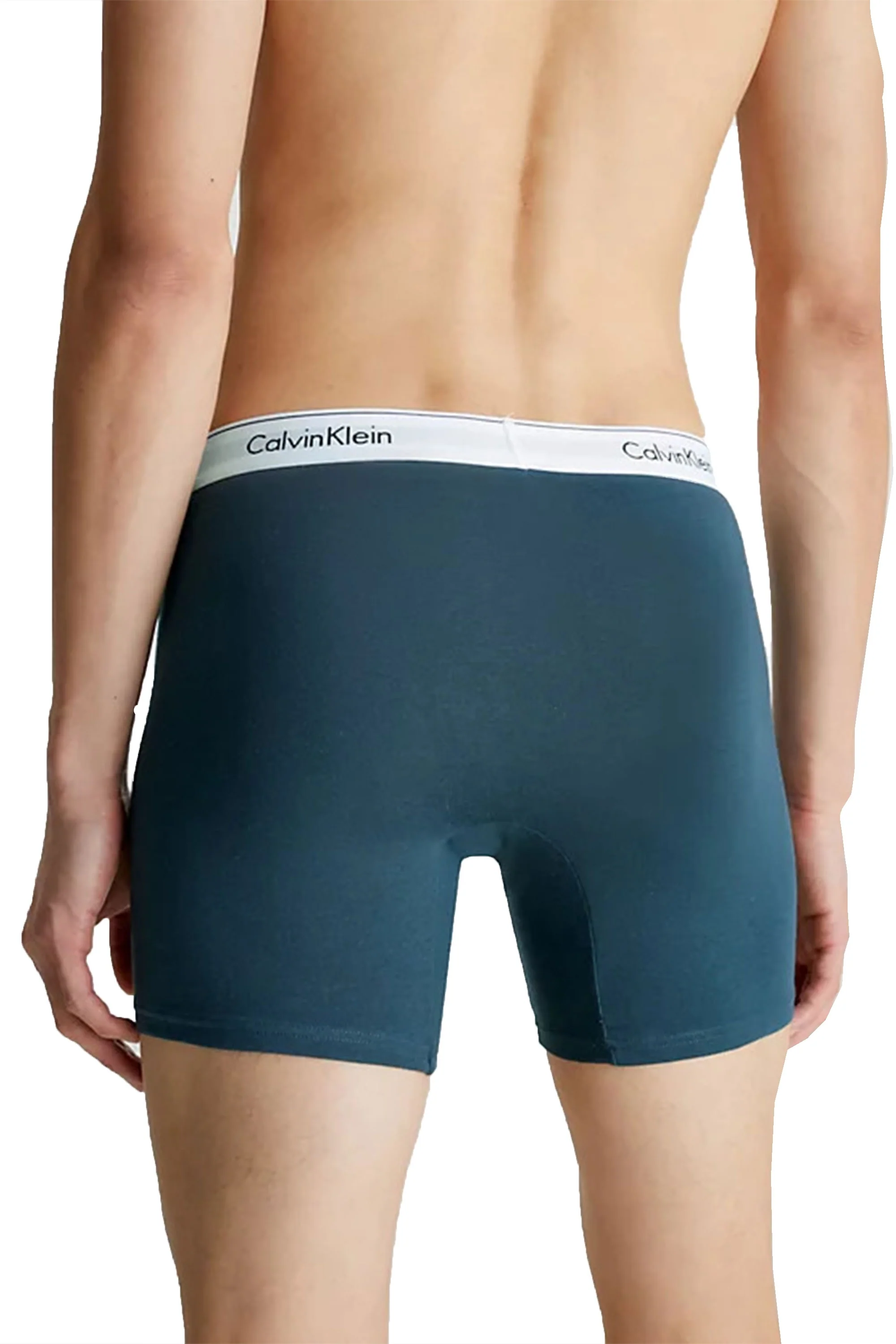 Calvin Klein 3 Pack Boxer Briefs Mid Navy/Mauve/Blue - Image 3
