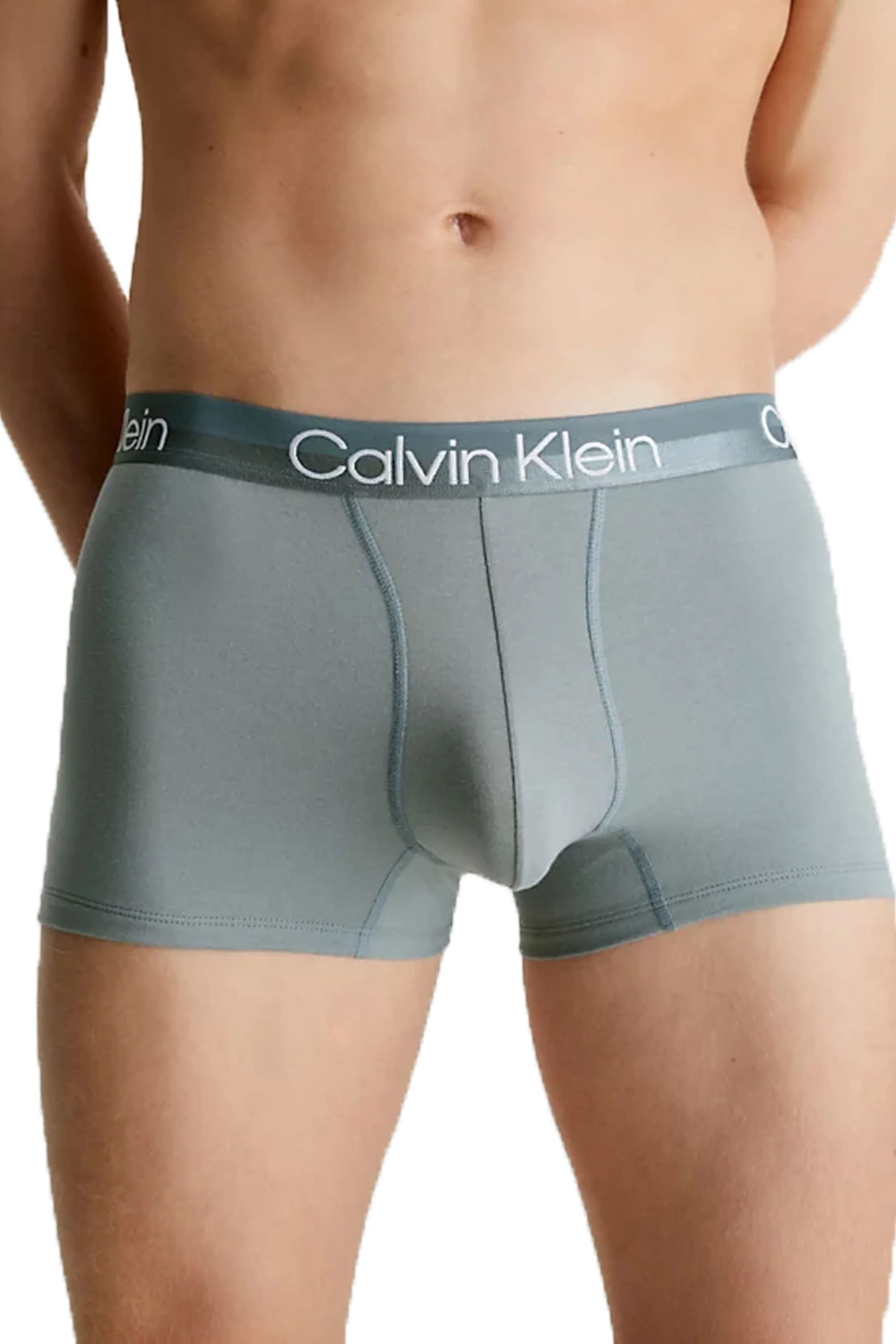 Calvin Klein 3 Pack Trunks Beloved Bl Asphalt Grey Dragon - Image 2