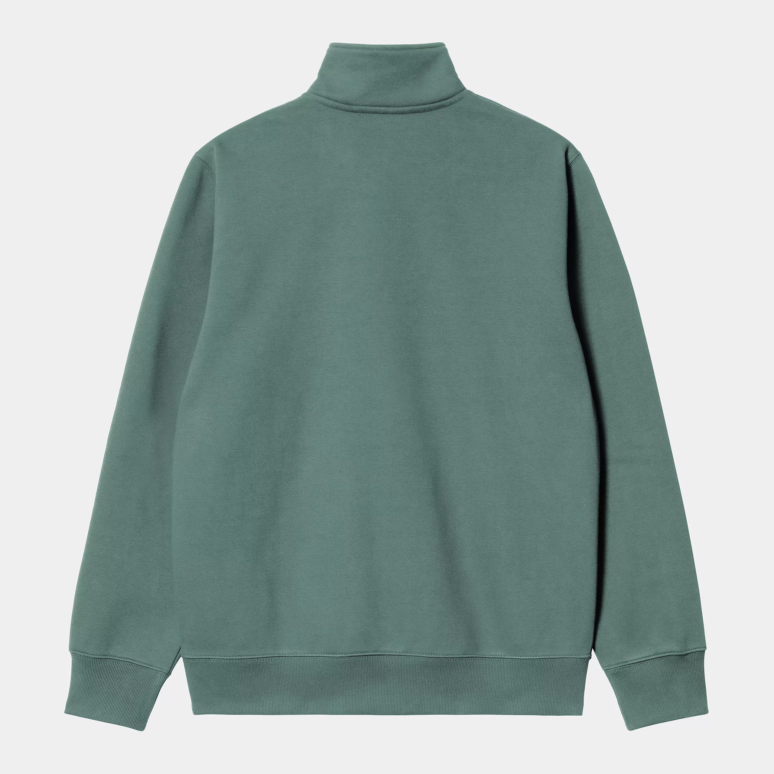 CARHARTT CHASE NECK 1/4 ZIP SILVER PINE/GOLD - Image 2