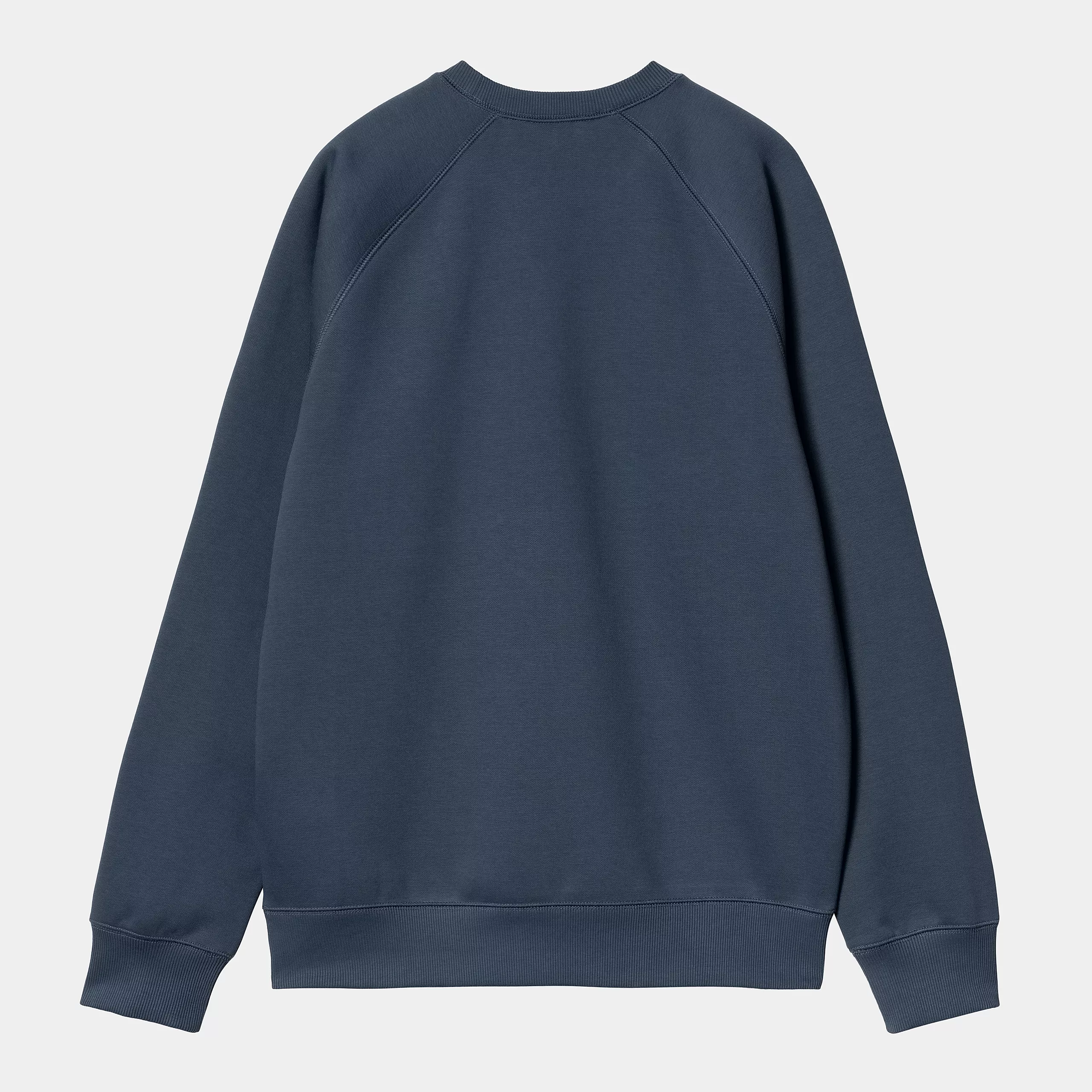 CARHARTT CHASE SWEATSHIRT DUSKY BLUE/GOLD - Image 2
