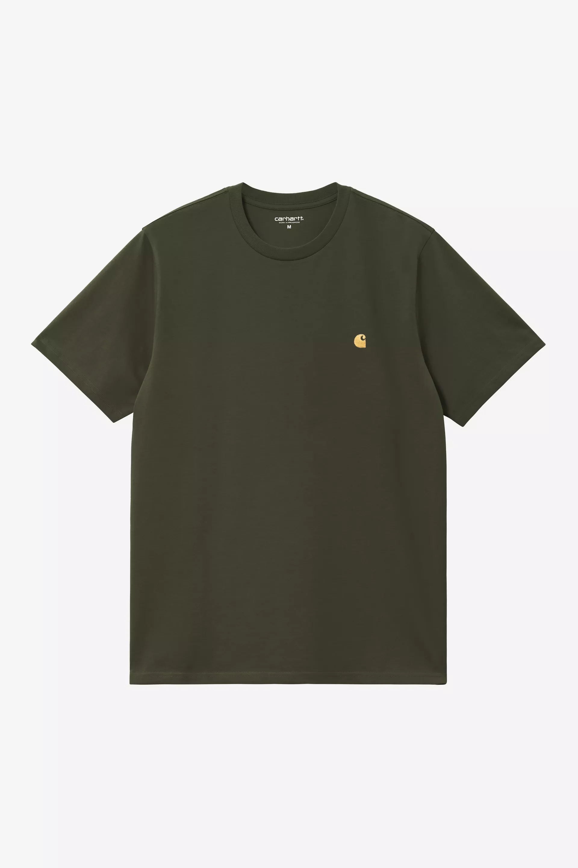 CARHARTT CHASE T-SHIRT OLIVE/GOLD - Image 2