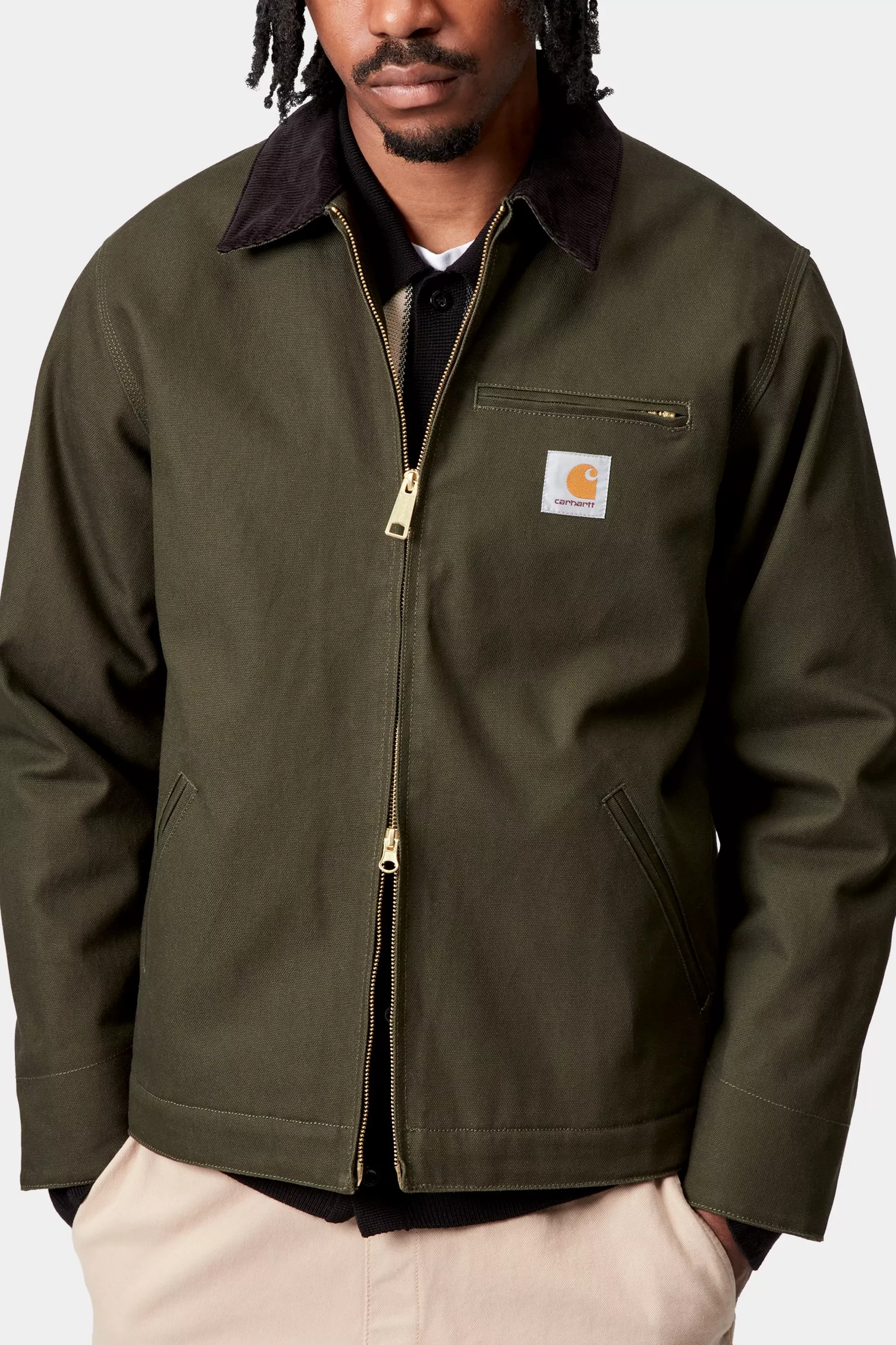 Carhartt CARHARTT DETROIT JACKET OLIVE - Image 2