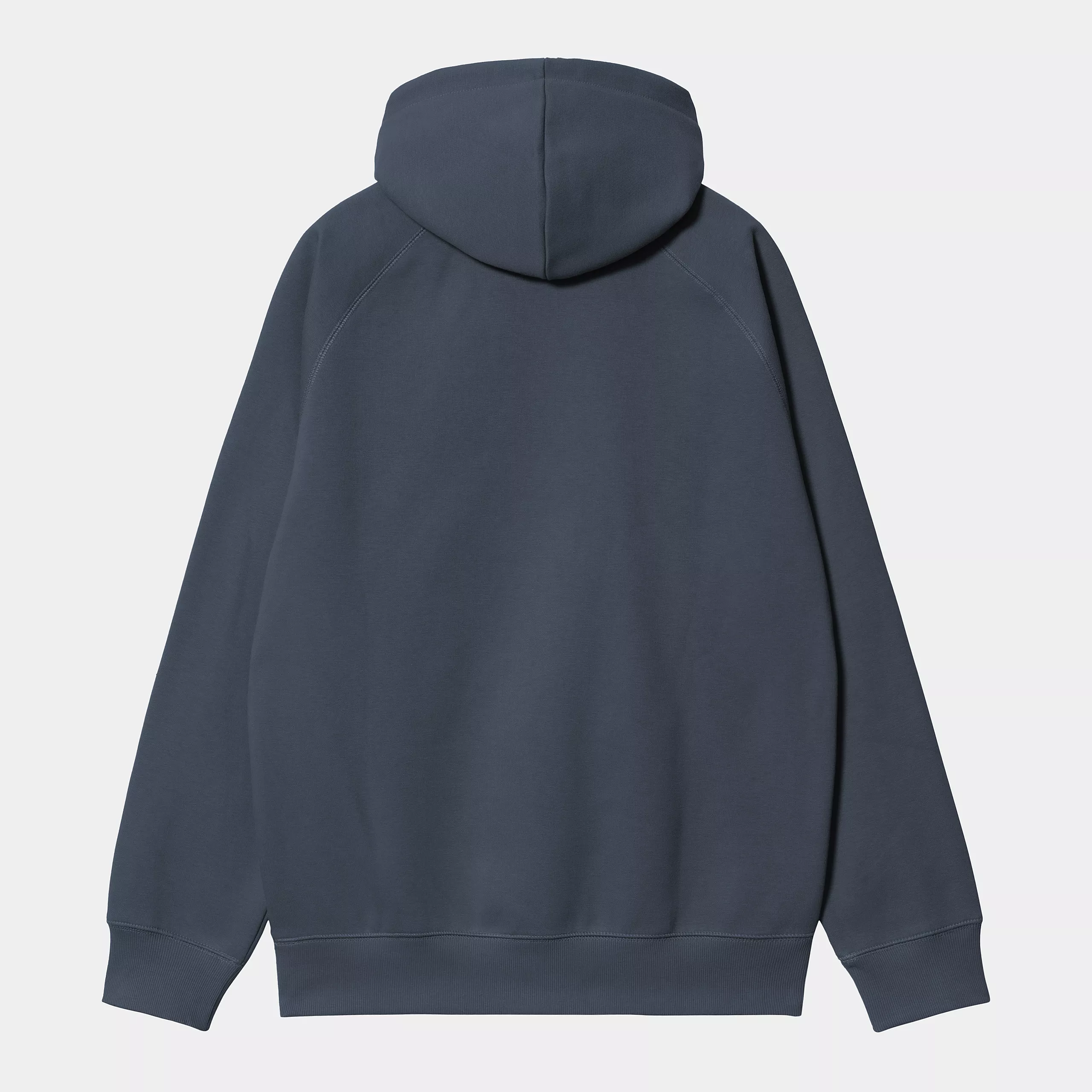 CARHARTT HOODED SWEATSHIRT DUSKY BLUE/GOLD - Image 2