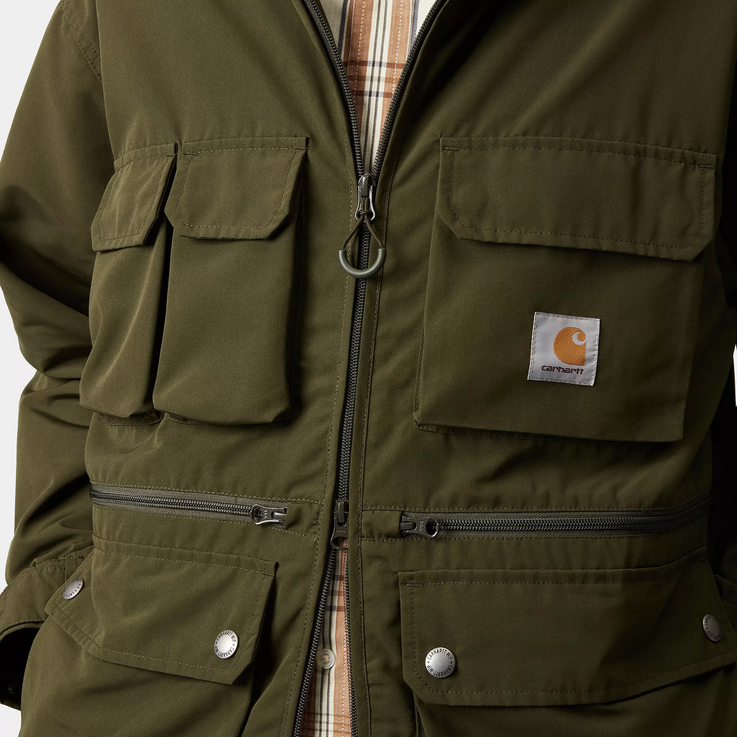 CARHARTT IRWIN JACKET TURTLE GREEN - Image 3