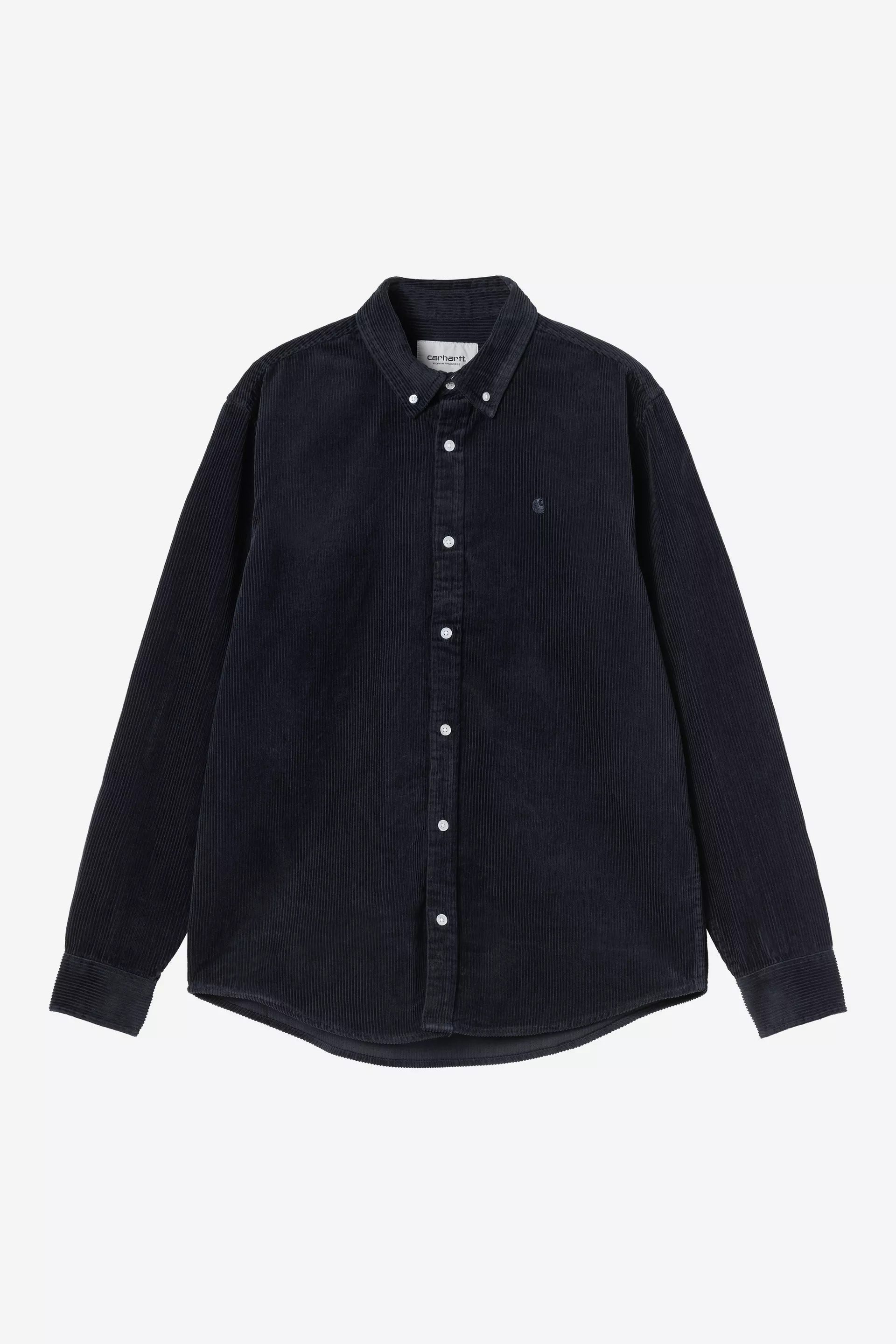 Carhartt Madison Cord Shirt Dark Navy - Image 3