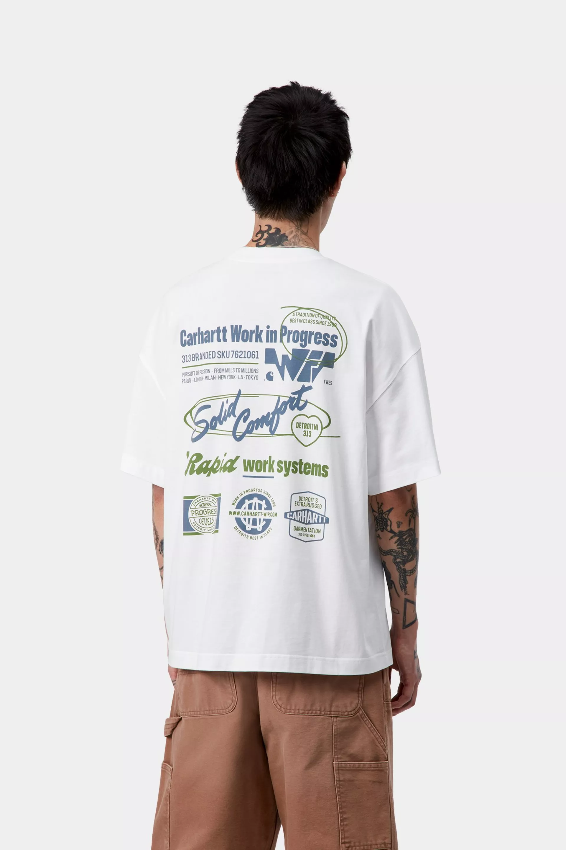 CARHARTT NETWORKS T-SHIRT WHITE - Image 2
