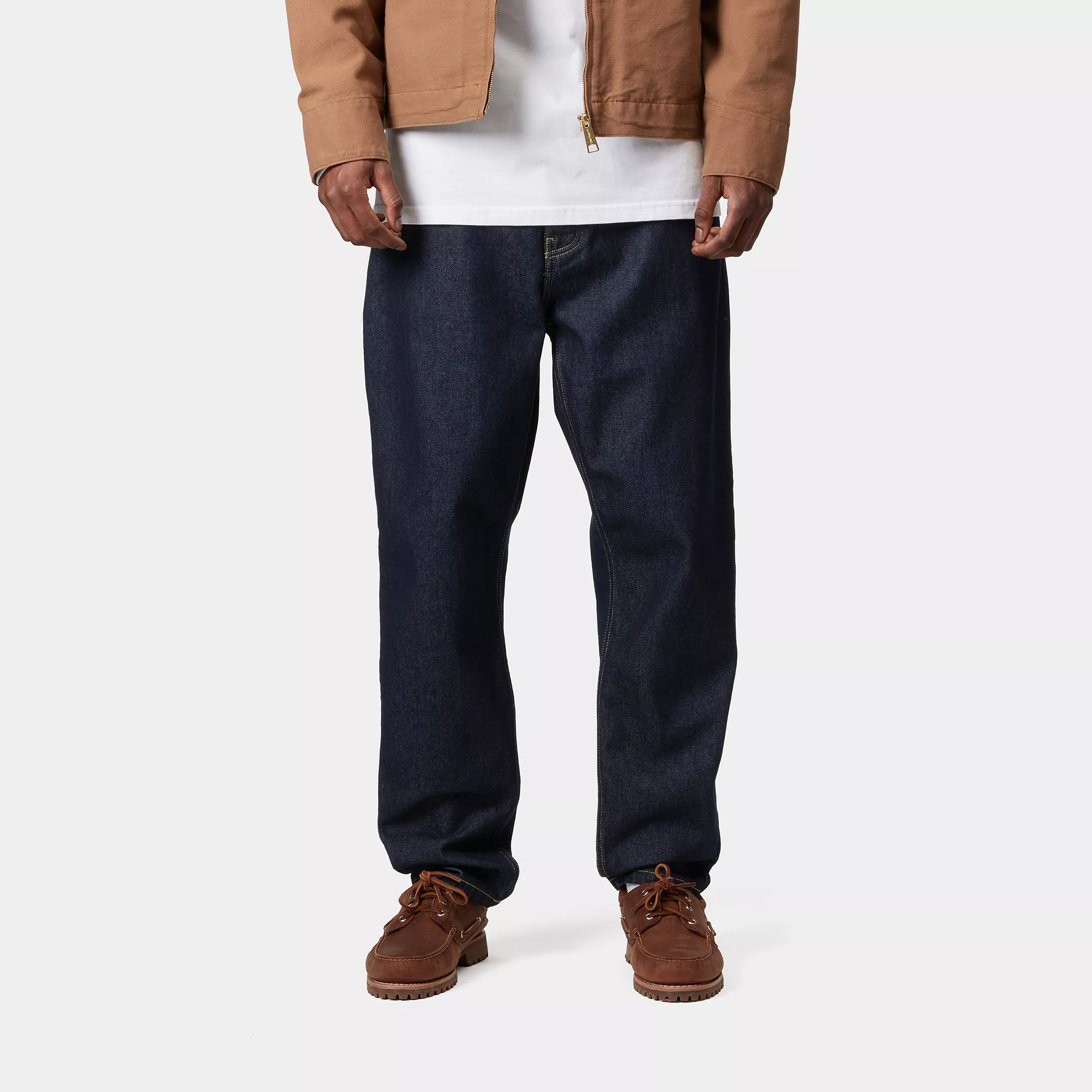 CARHARTT NEWEL JEANS BLUE ONE WASH - Image 3