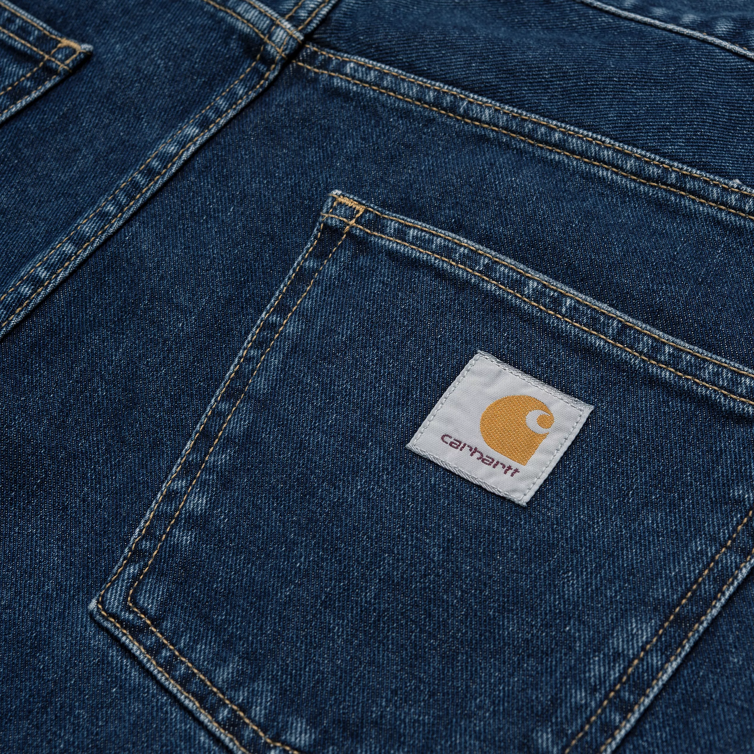 Carhartt CARHARTT NEWEL JEANS STONE WASHED DENIM - Image 4