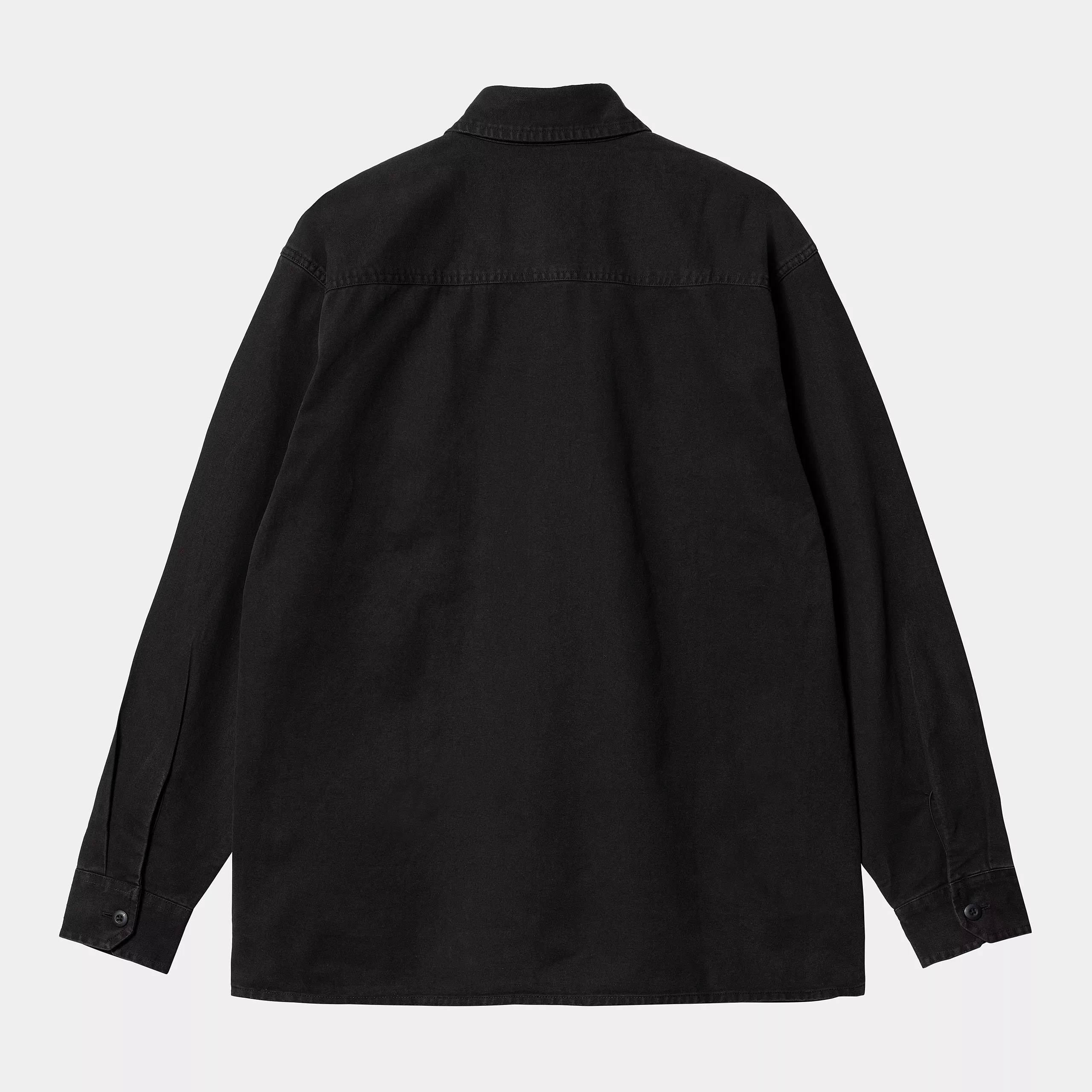 CARHARTT RENO COTTON DRILL OVERSHIRT BLACK - Image 2