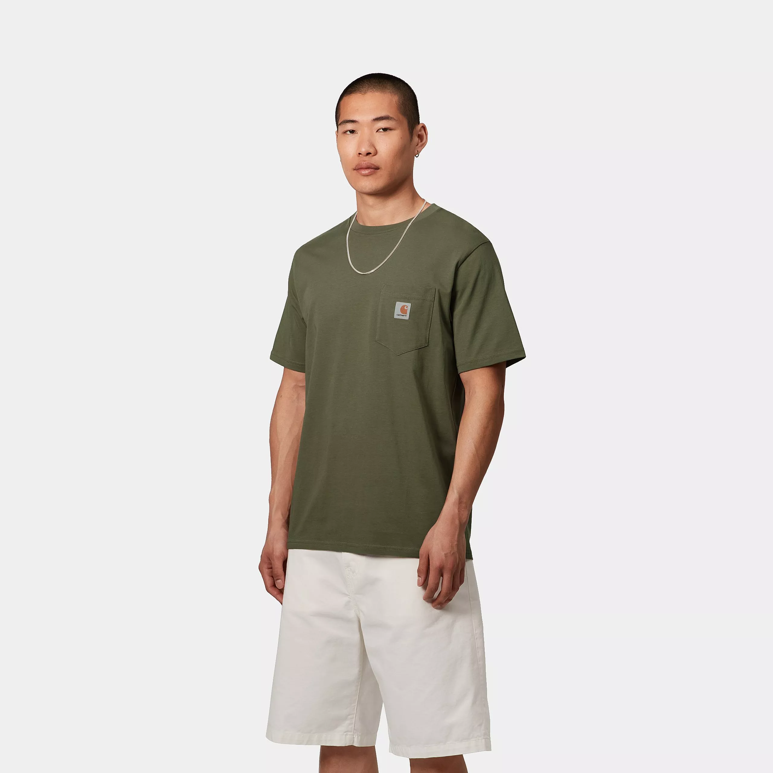 CARHARTT S/S POCKET T-SHIRT DOLLAR GREEN - Image 2