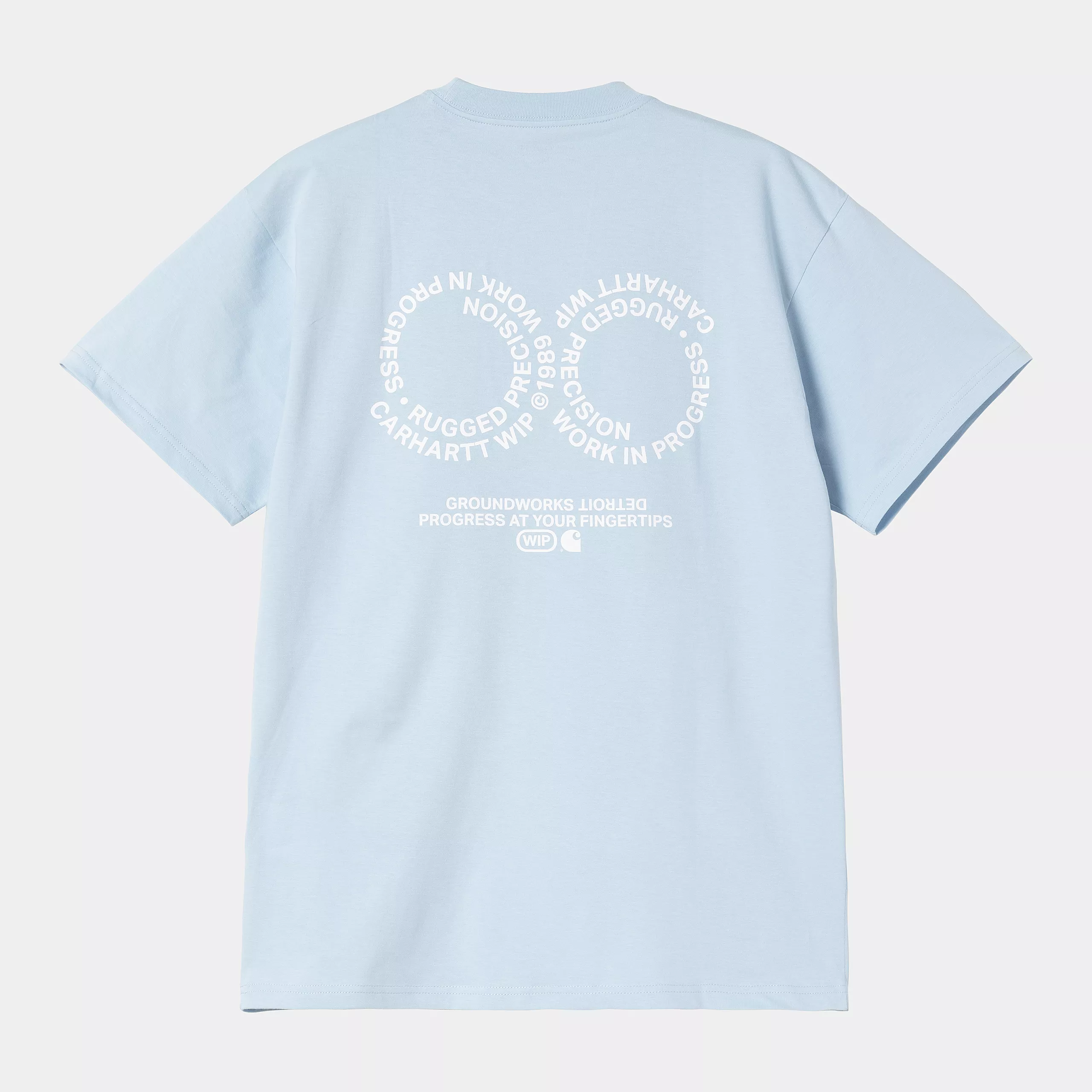 CARHARTT S/S ROTATION T-SHIRT AIR SKY/WHITE - Image 2