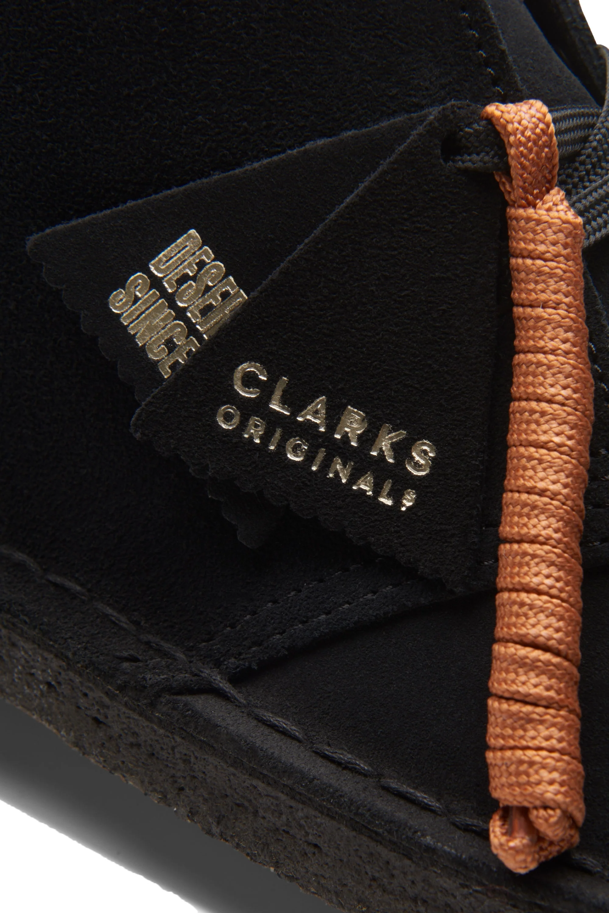 Clarks Originals Desert Boot Black Suede - Image 7